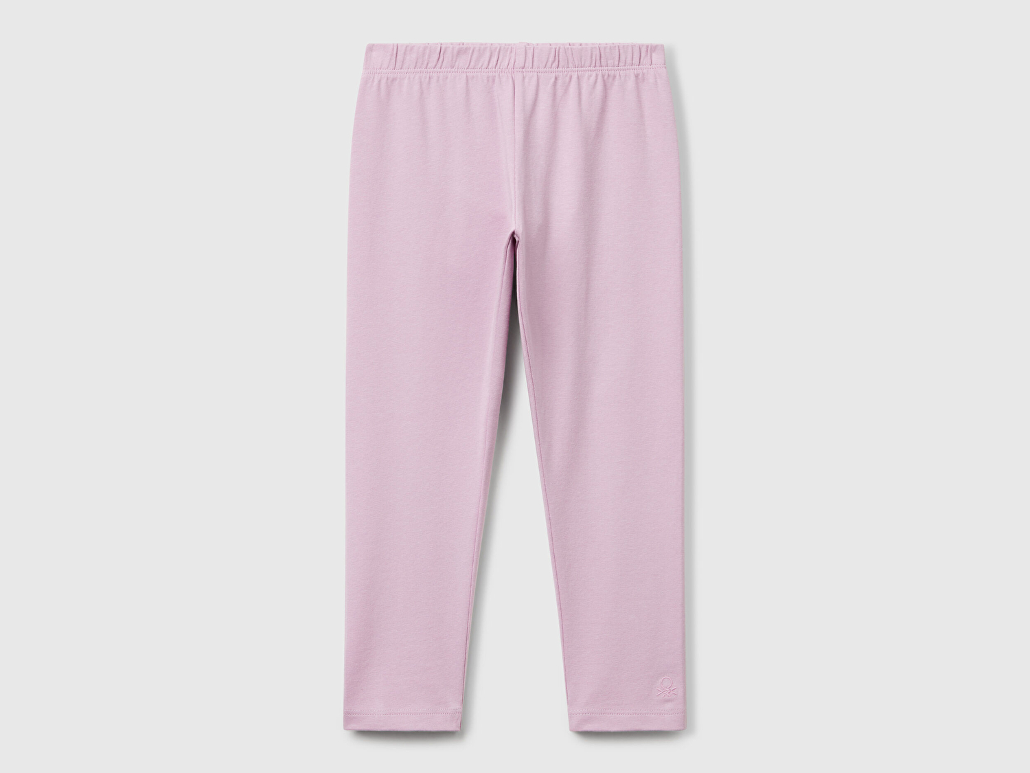 Benetton Kız Bebek Lila Benetton Logolu Uzun Tayt