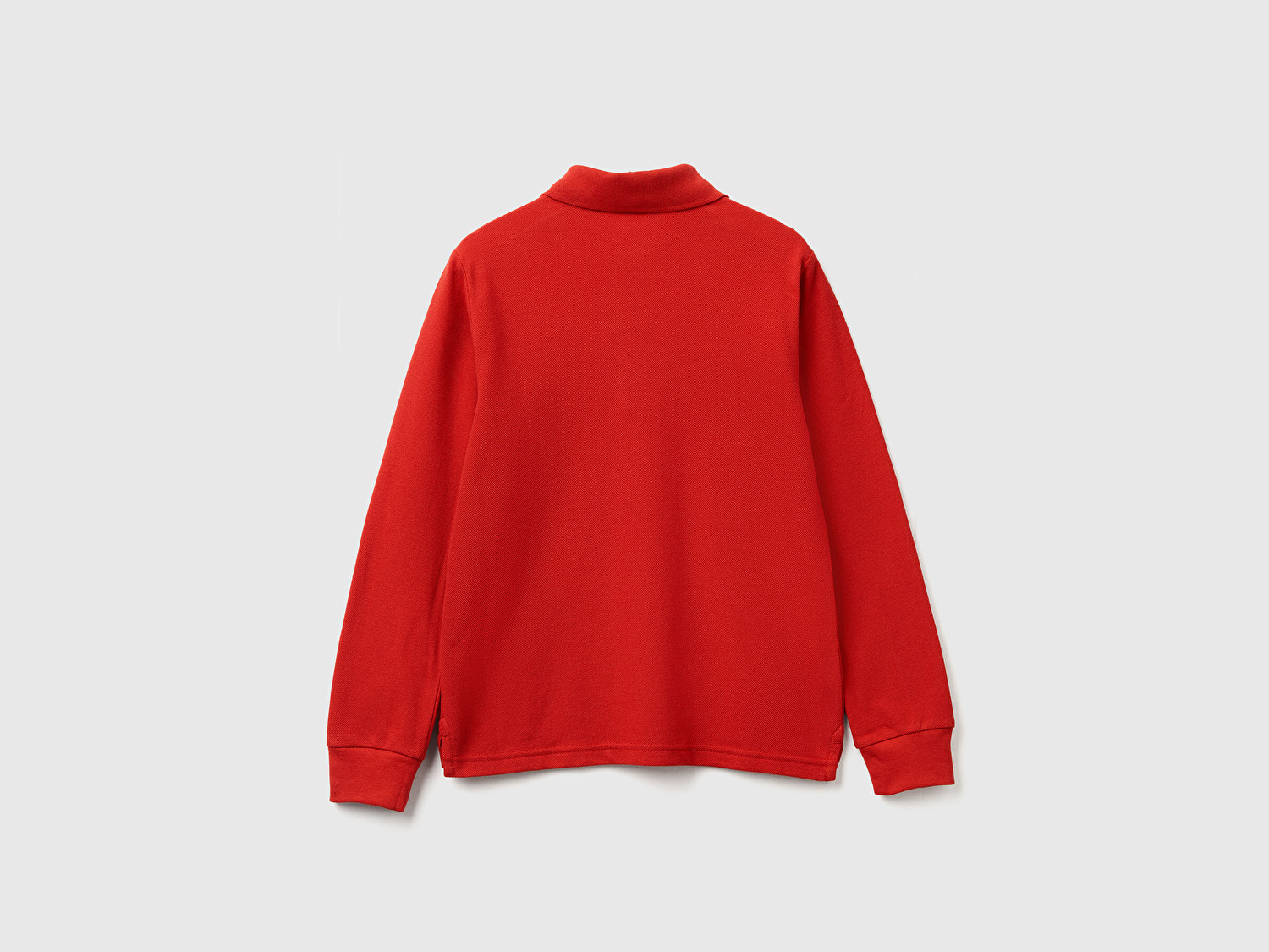Benetton Erkek Çocuk Kırmızı Logolu Polo T-Shirt