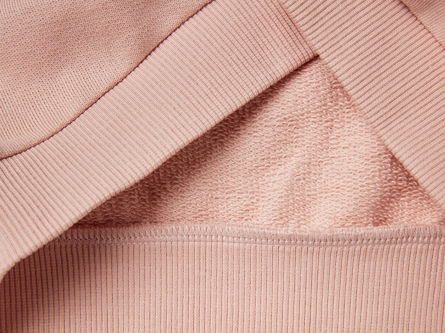 Benetton Kız Bebek Toz Pembe Grafik Baskılı Ribanalı Regular Fit Sweatshirt