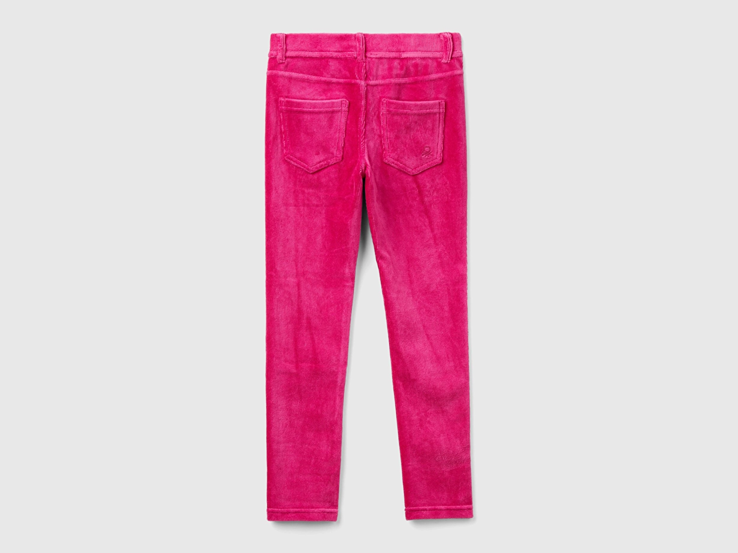 Benetton Kız Çocuk Pembe Kadife Tayt