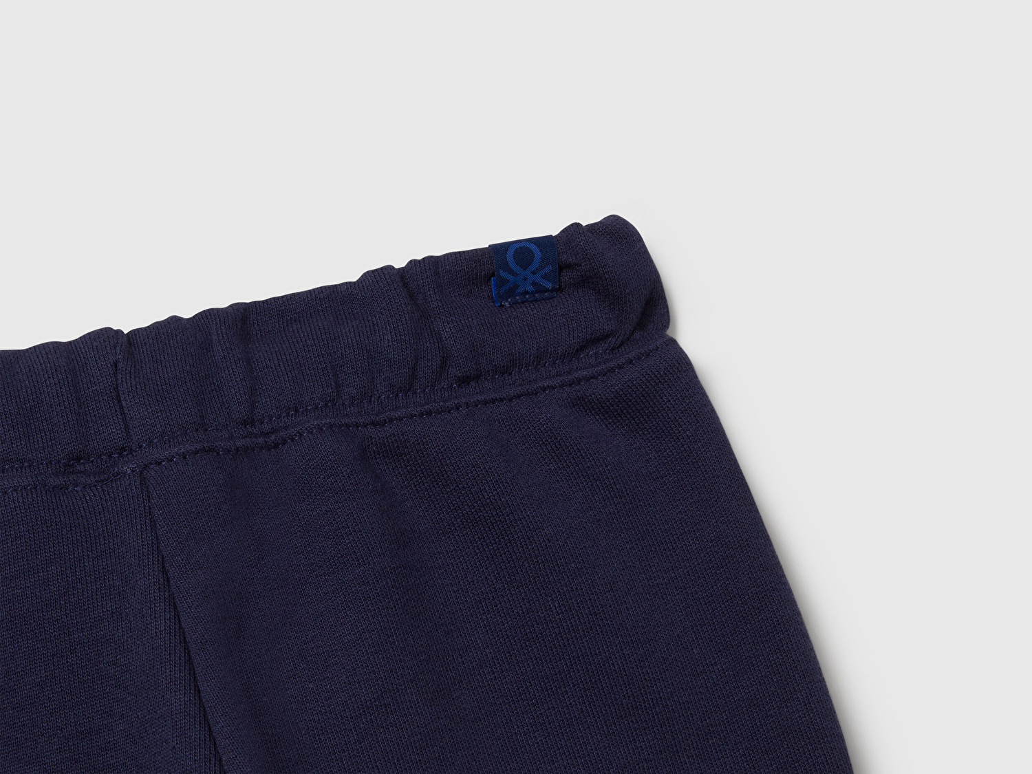 Benetton Erkek Bebek Lacivert Beli Lastikli Logolu Eşofman Altı