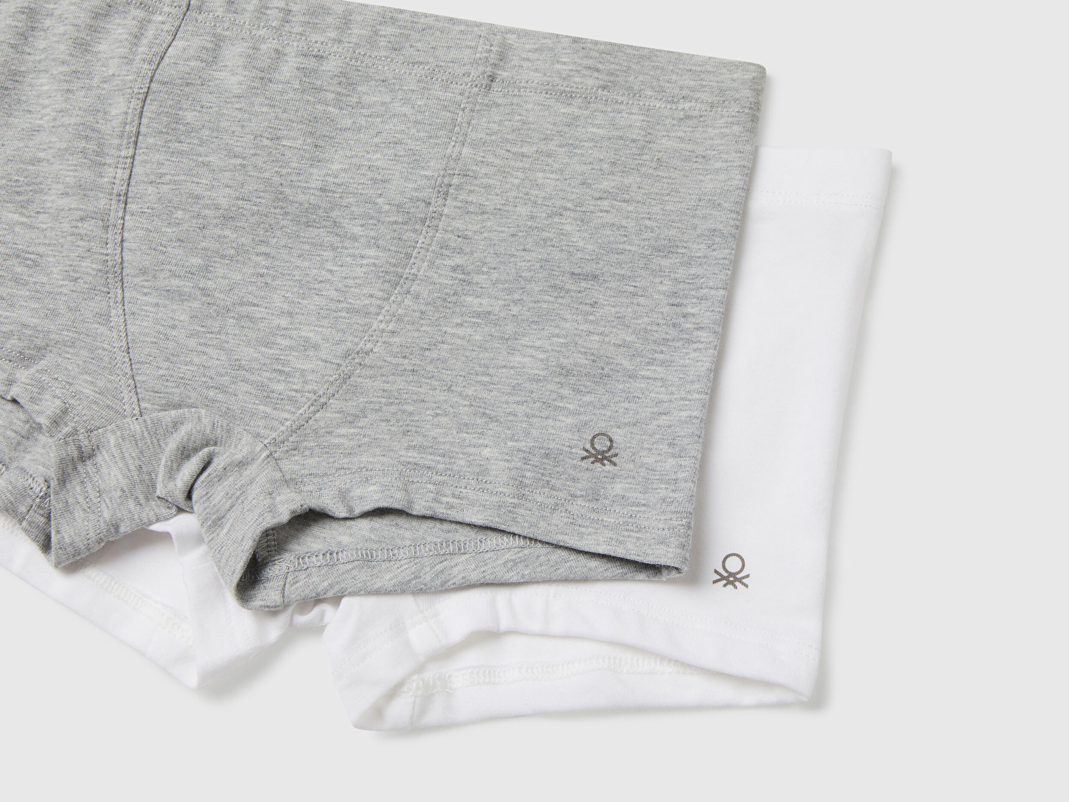 Benetton Erkek Çocuk Gri Melanj 2 BOXER