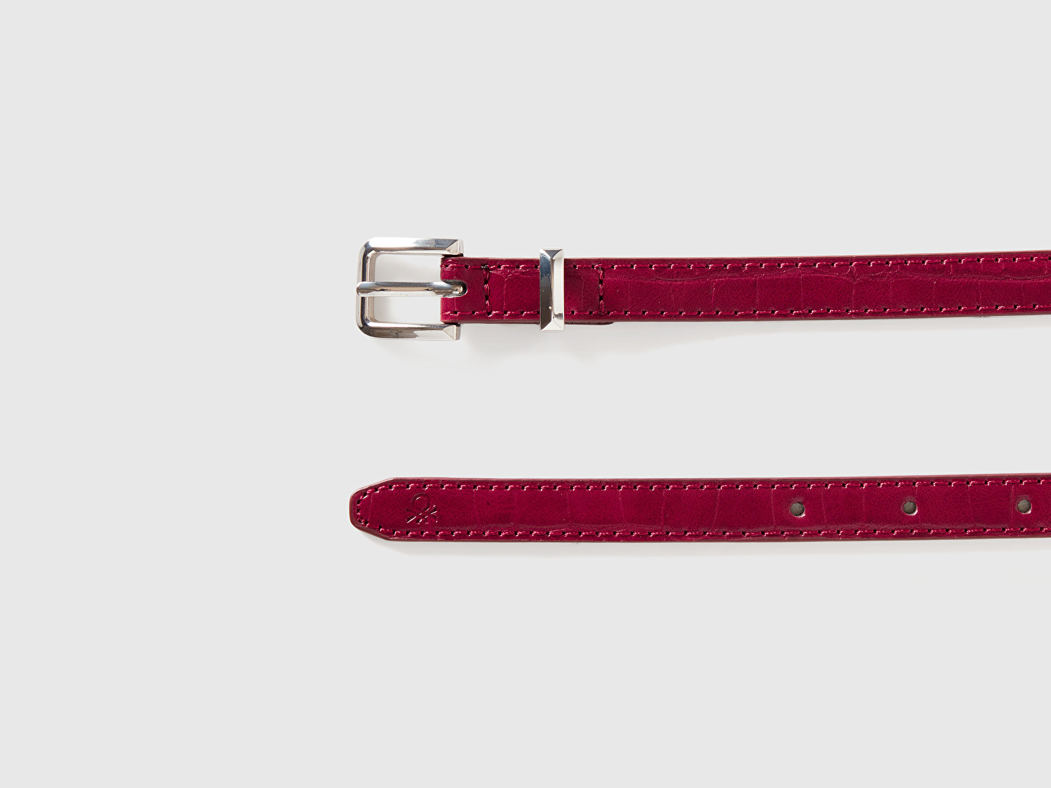 Kadın Fuşya Metal Tokalı Kemer