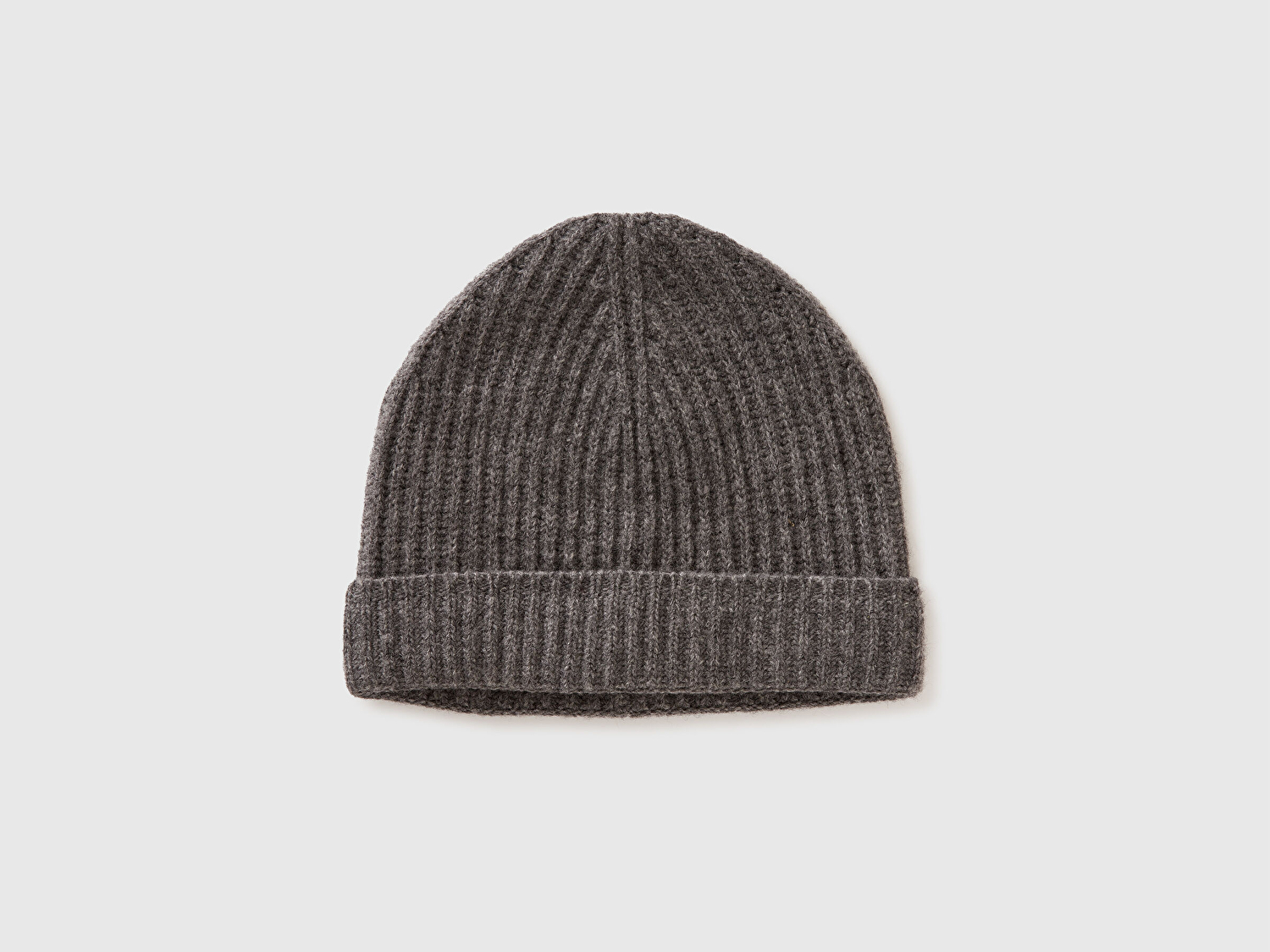 Erkek Antrasit Melanj Yünlü Bere