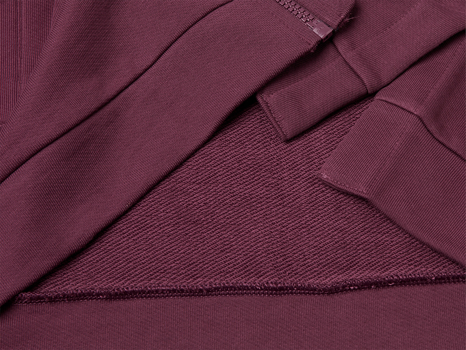 Benetton Kadın Mürdüm Logo Baskı Detaylı Kapüşonlu Relax Fit Sweatshirt