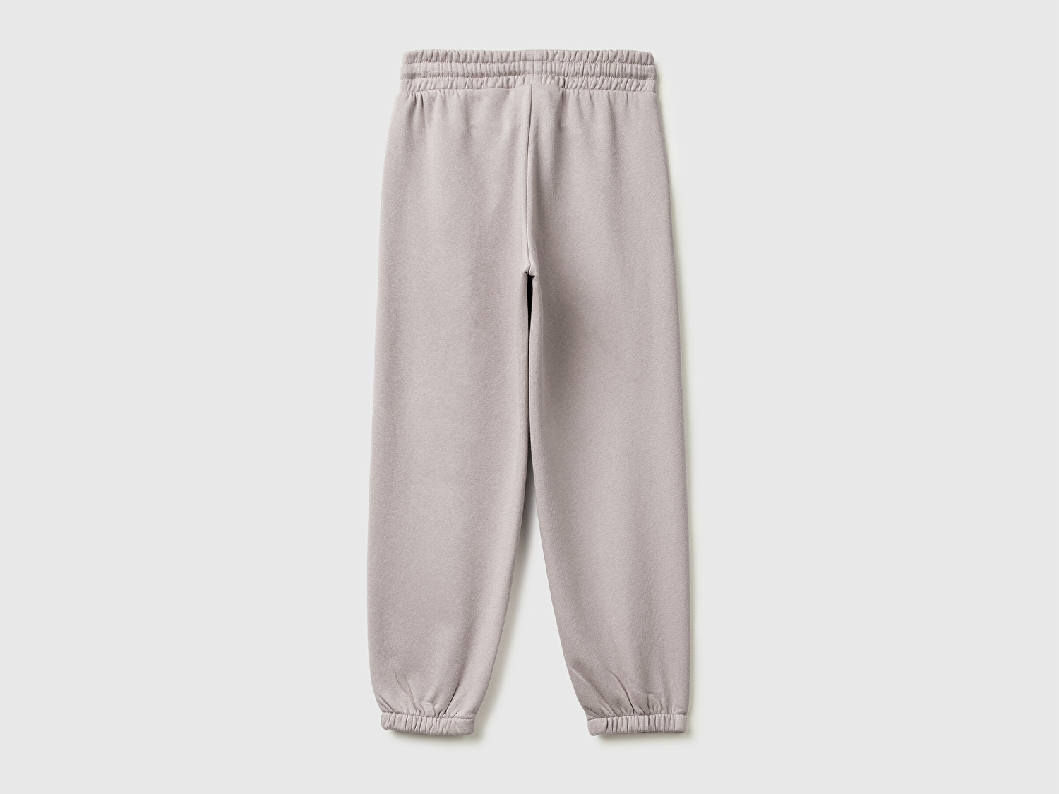 Benetton Kız Çocuk Bej Beli Lastikli Büzgü İpli Lastikli Manşetli Eşofman Altı