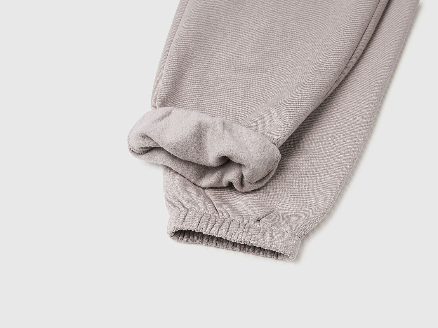 Benetton Kız Çocuk Bej Beli Lastikli Büzgü İpli Lastikli Manşetli Eşofman Altı