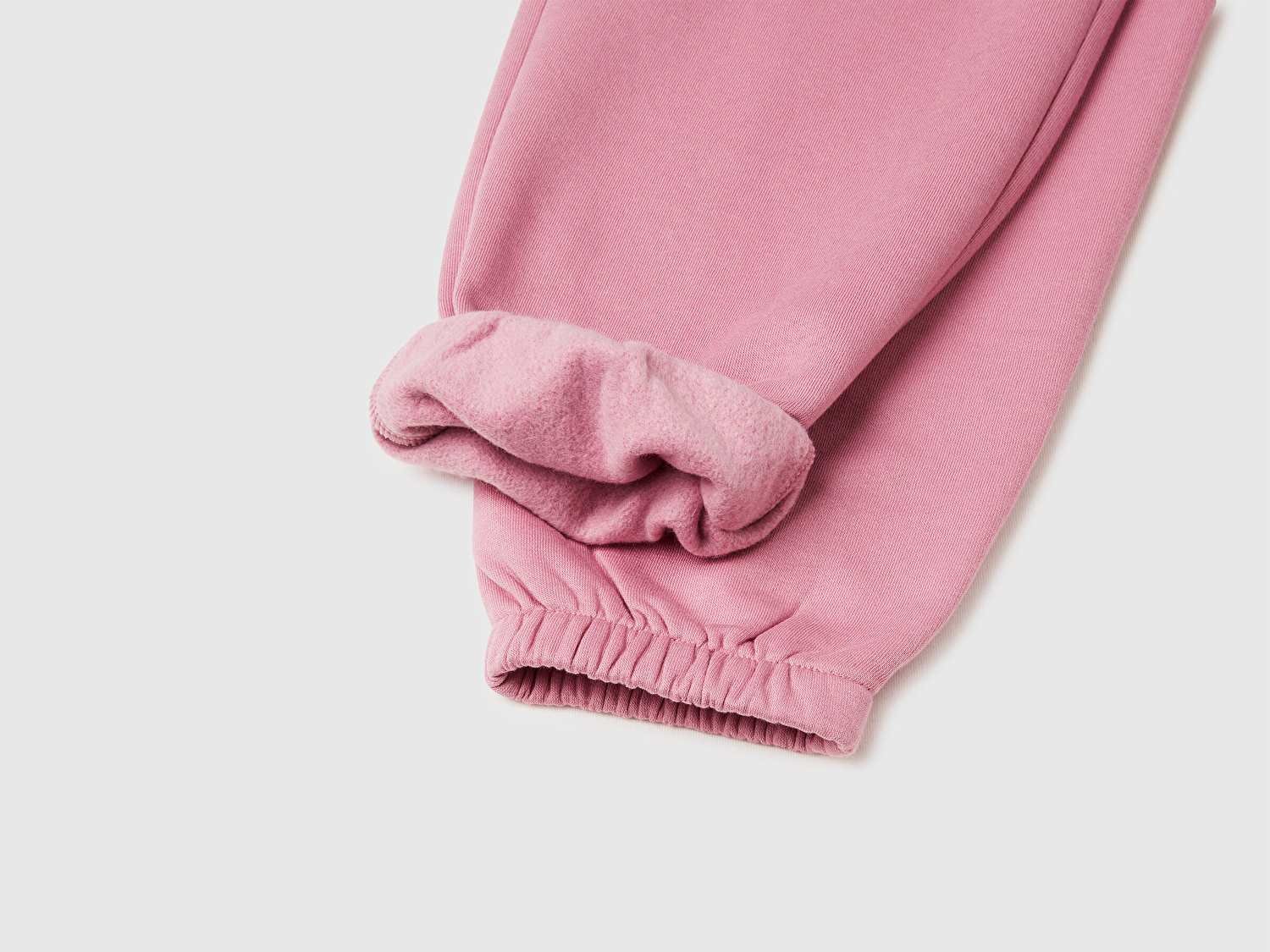 Benetton Kız Çocuk Gül Kurusu Beli Lastikli Büzgü İpli Lastikli Manşetli Eşofman Altı