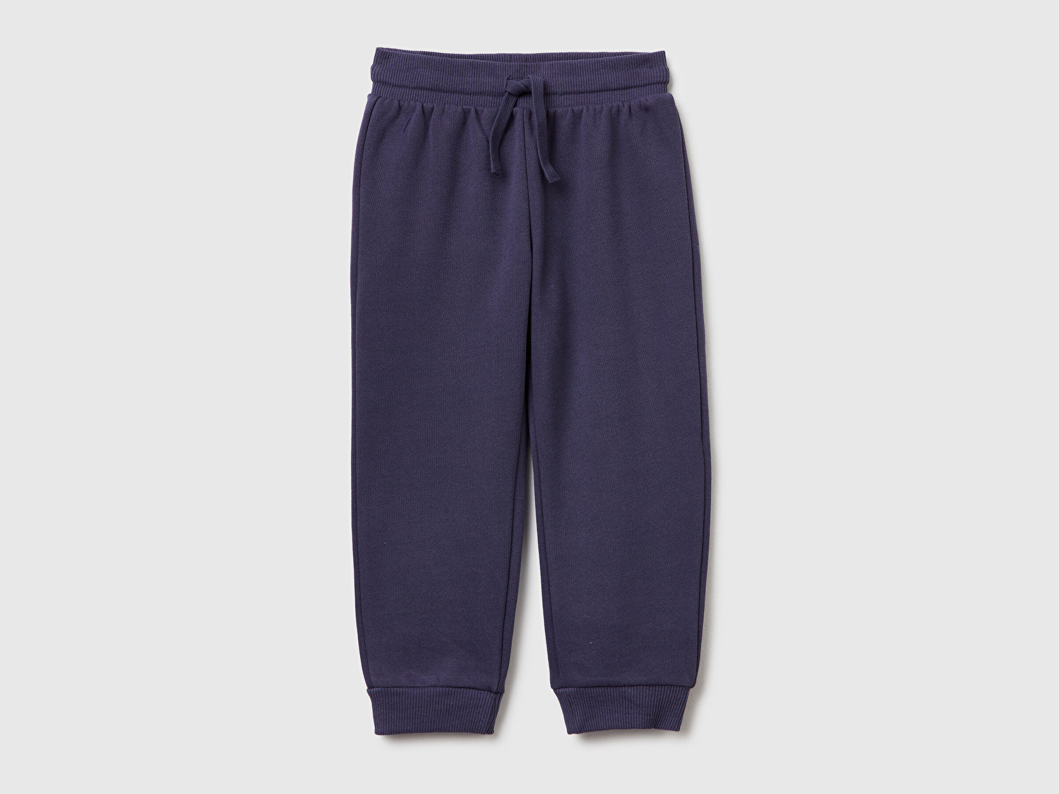 Benetton Erkek Bebek Koyu Gri Arka Cebi Logo İşlemeli Beli Lastikli Eşofman Altı