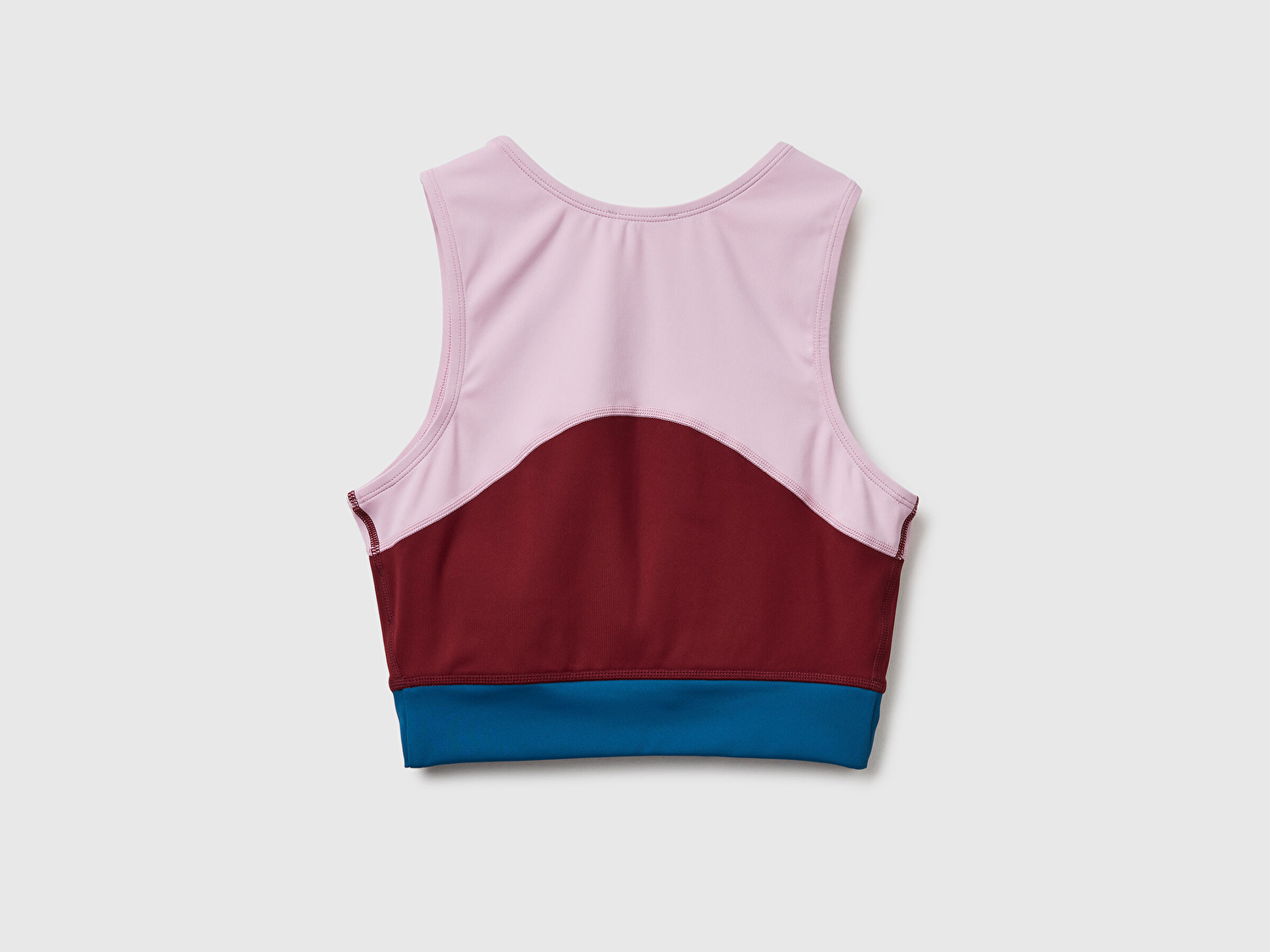 Benetton Kadın Bordo Çok Renkli Crop Atlet