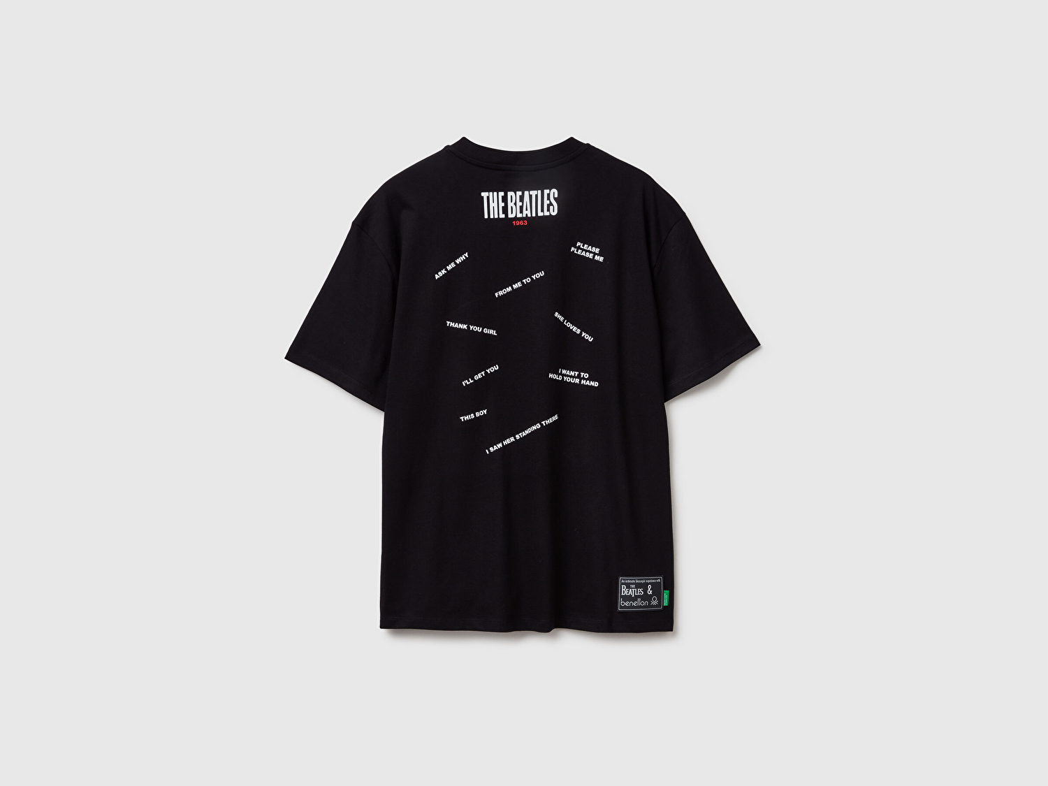 Benetton Unisex %100 Koton The Beatles Baskılı T-Shirt