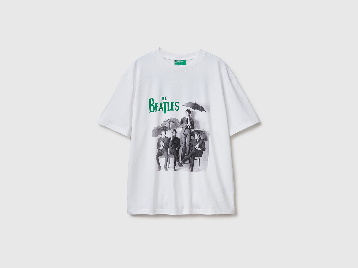Benetton Unisex %100 Koton The Beatles Baskılı T-Shirt
