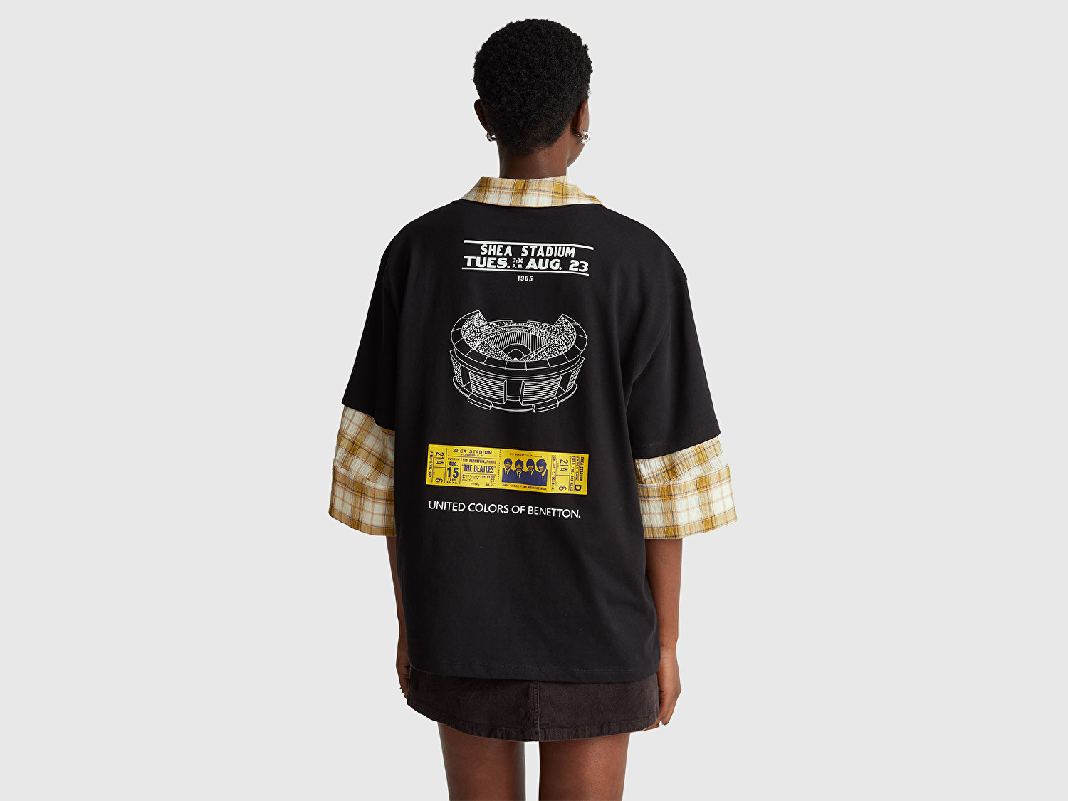 Benetton Unisex %100 Koton The Beatles Baskılı T-Shirt