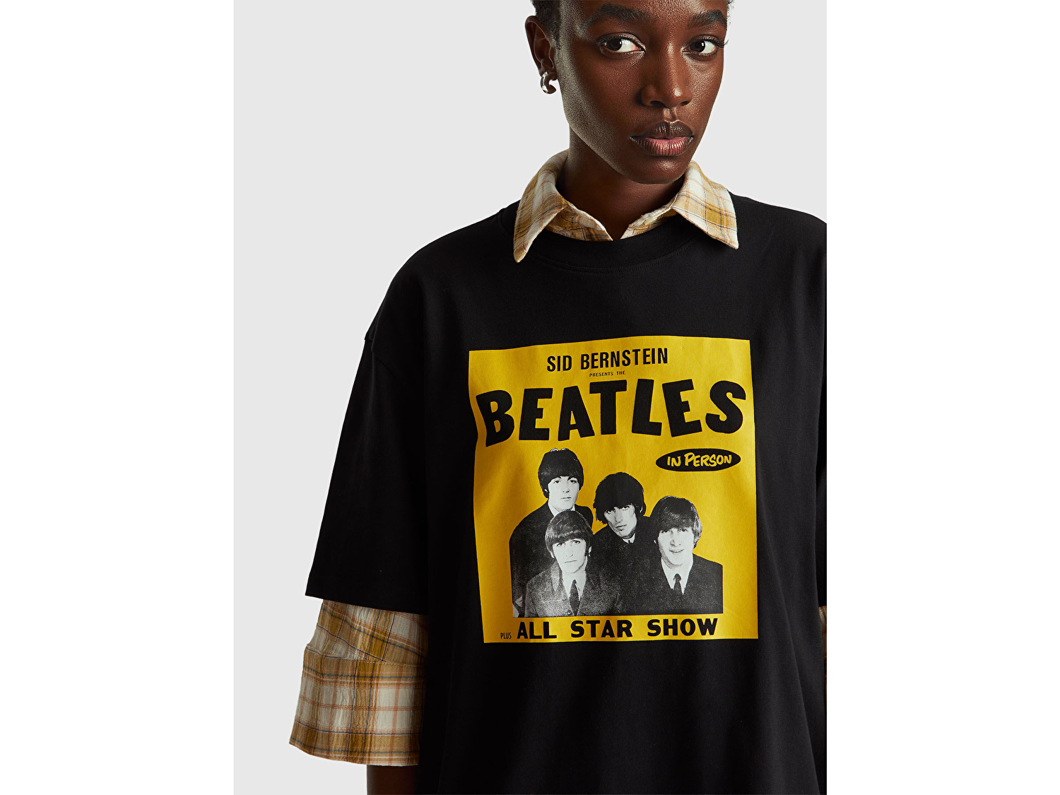 Benetton Unisex %100 Koton The Beatles Baskılı T-Shirt