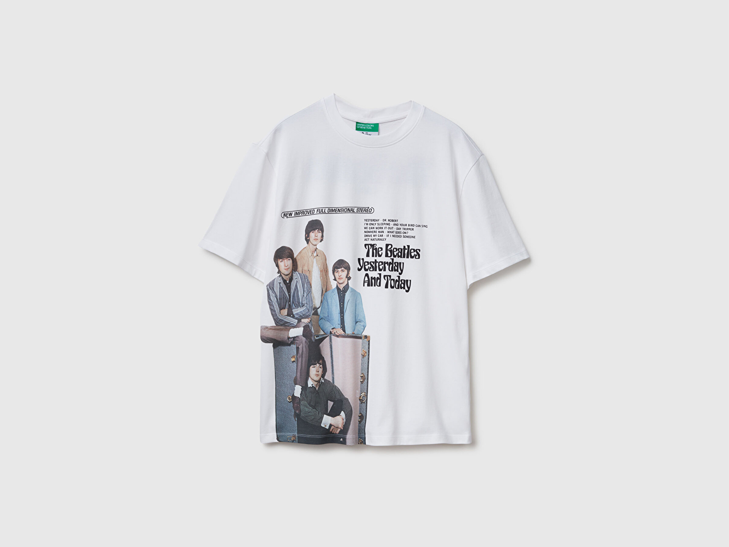 Benetton Unisex %100 Koton The Beatles Baskılı T-Shirt