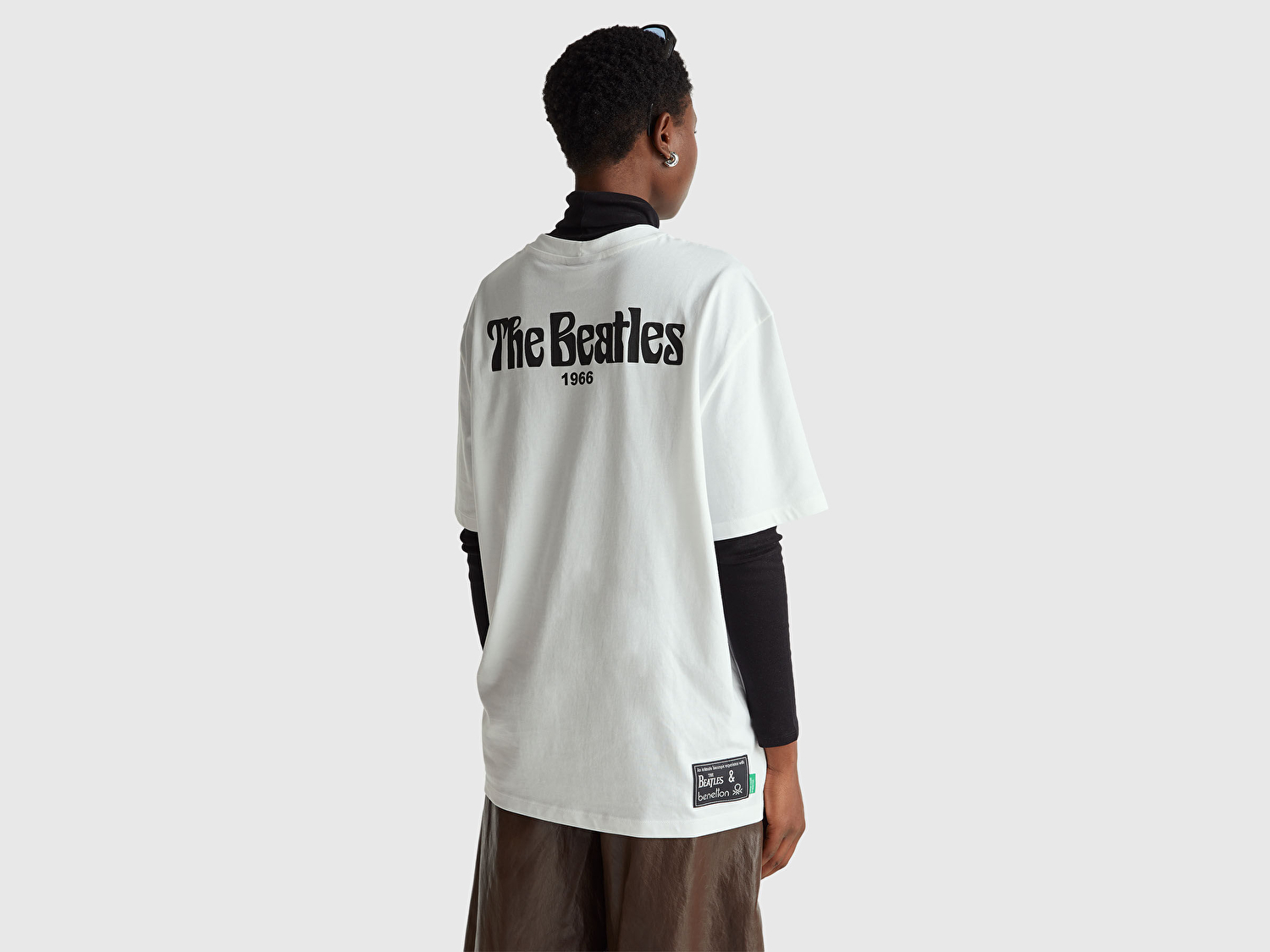 Benetton Unisex %100 Koton The Beatles Baskılı T-Shirt