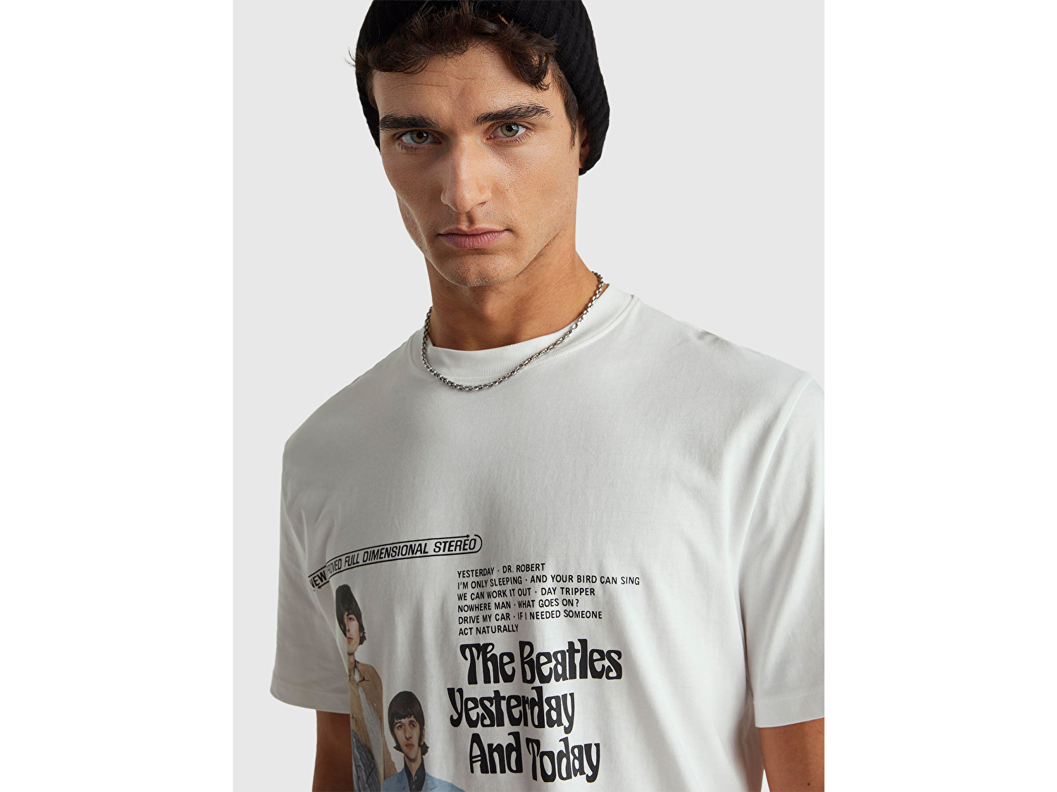 Benetton Unisex %100 Koton The Beatles Baskılı T-Shirt