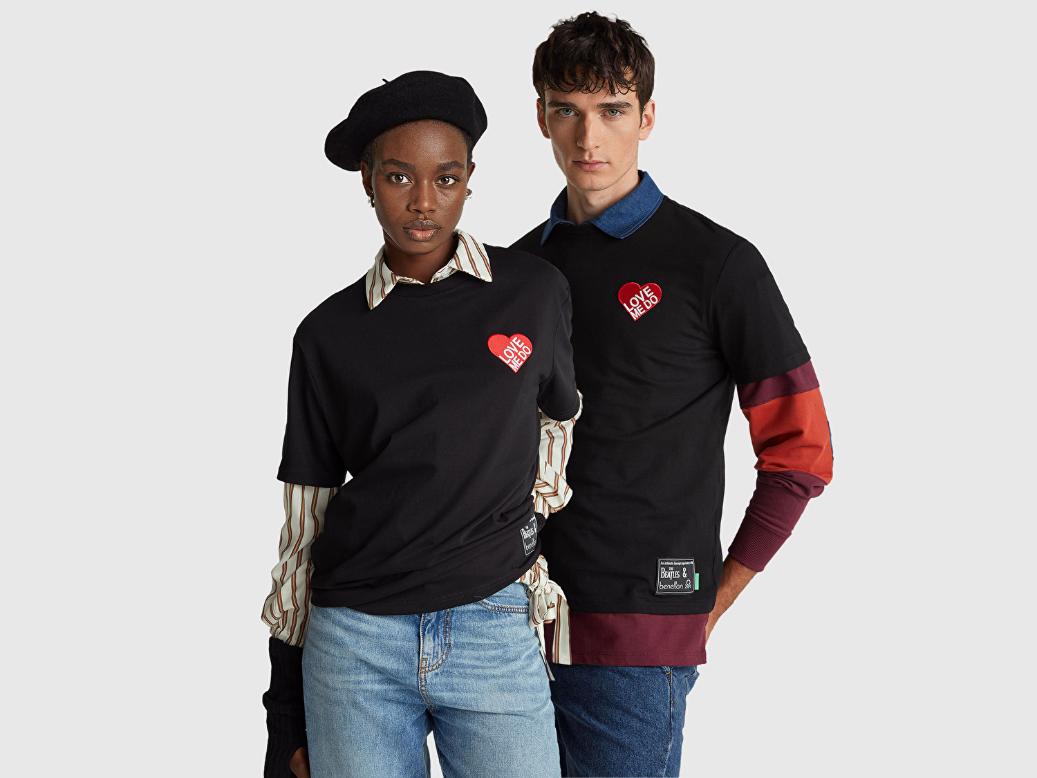 Benetton Unisex %100 Koton The Beatles  T-Shirt