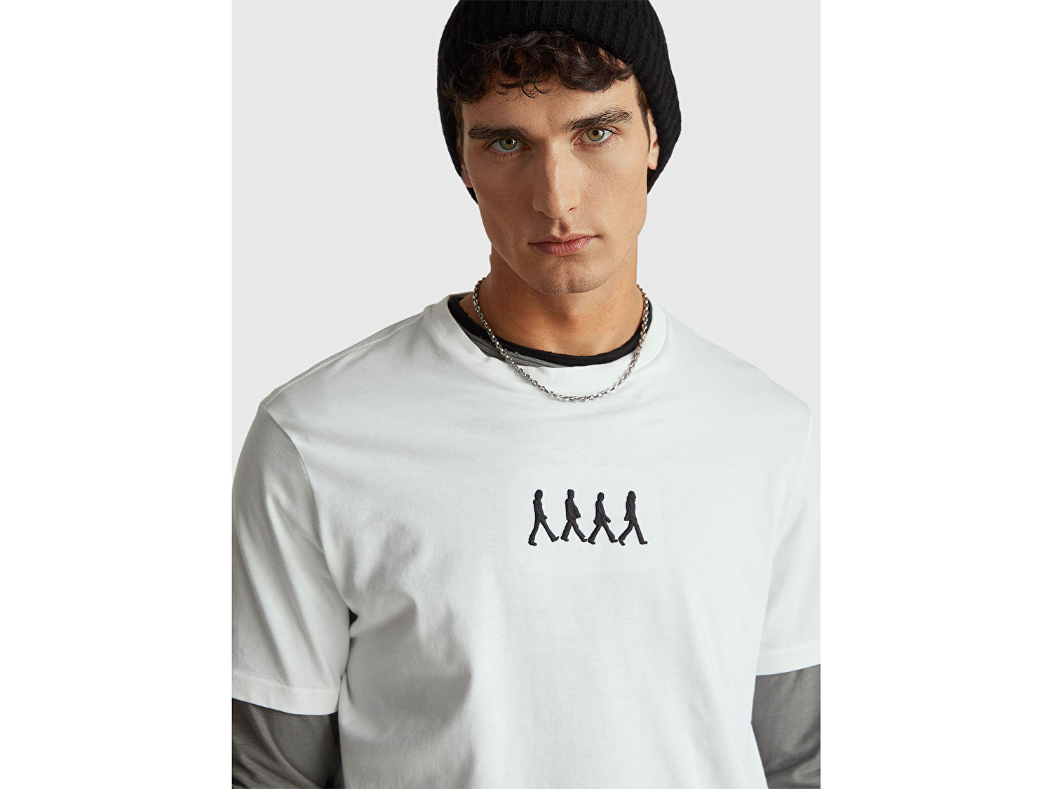 Benetton Unisex %100 Koton The Beatles  T-Shirt