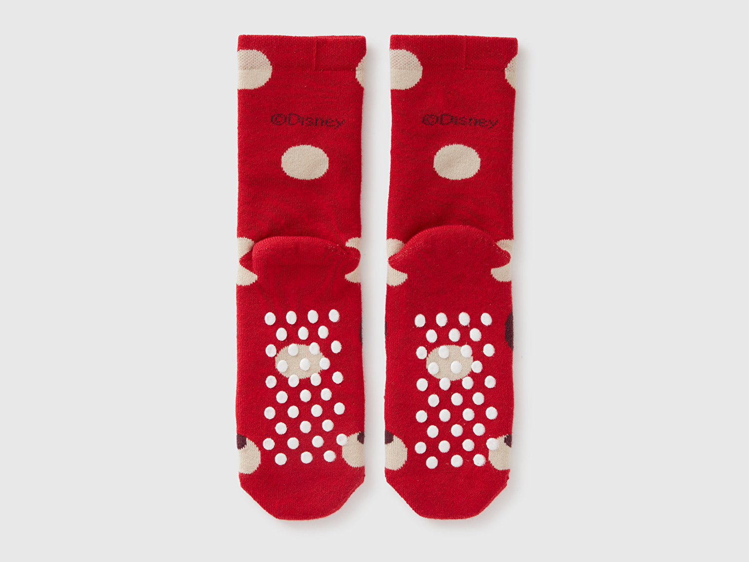 Benetton Erkek Çocuk Kırmızı Disney Baskılı Havlu Soket Çorap
