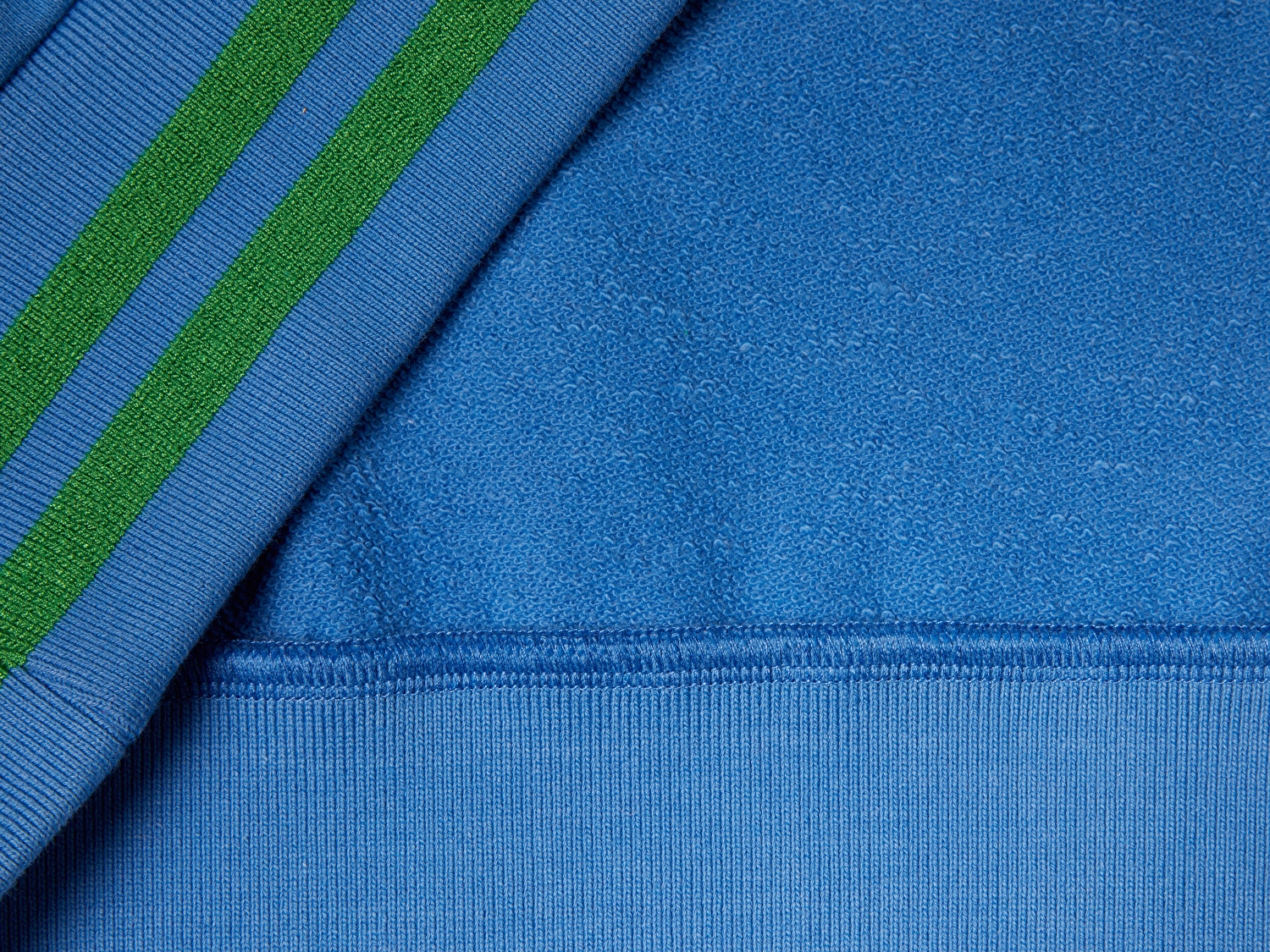 Benetton Unisex Mavi Stranger Things Renk Bloklu Sweatshirt