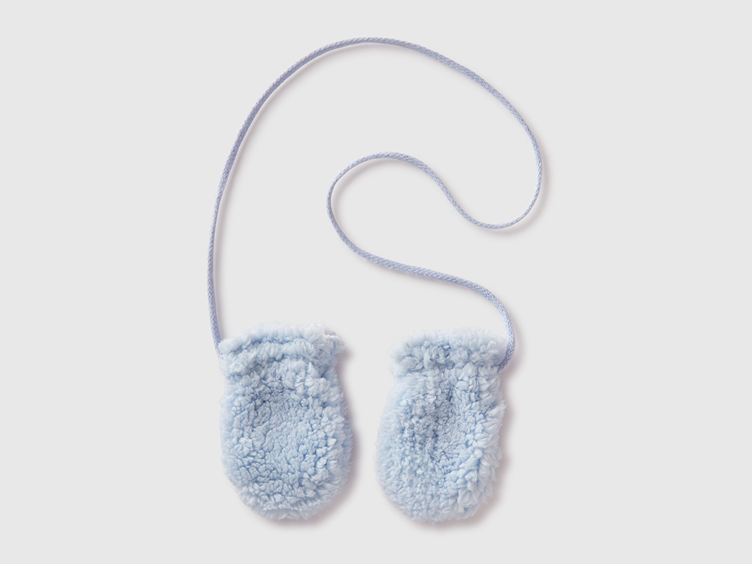 Benetton Bebek Açık Mavi İpli Eldiven