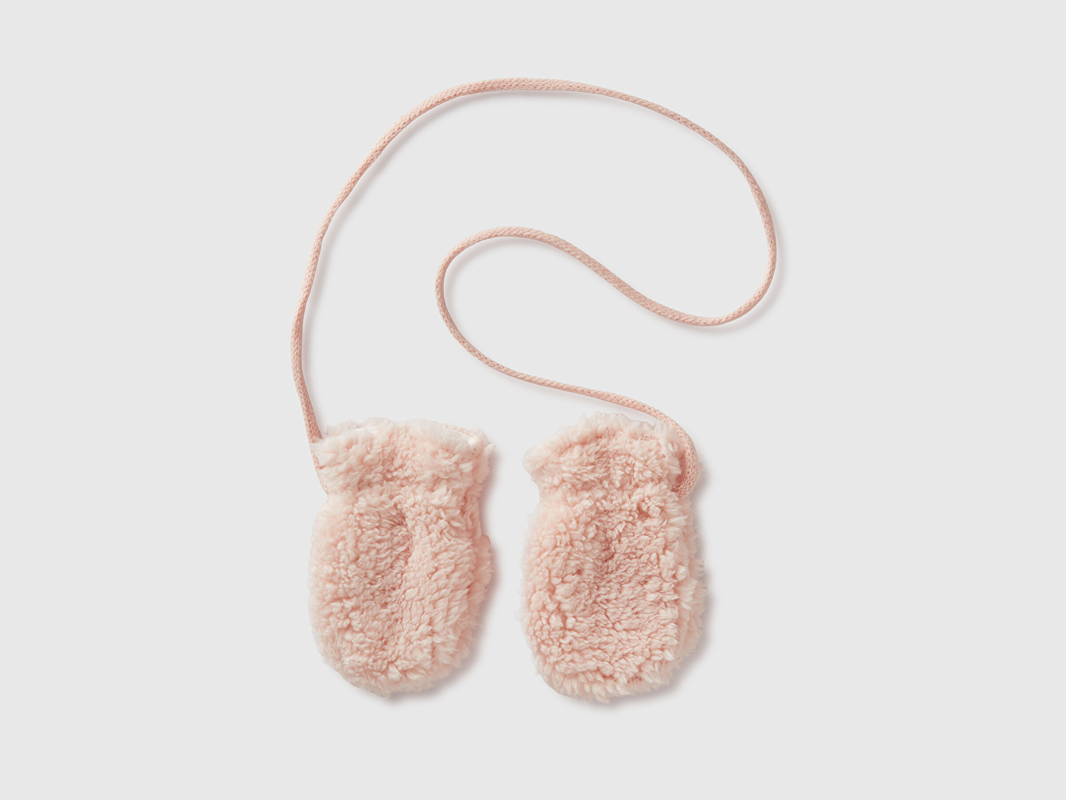 Benetton Bebek Toz Pembe İpli Eldiven
