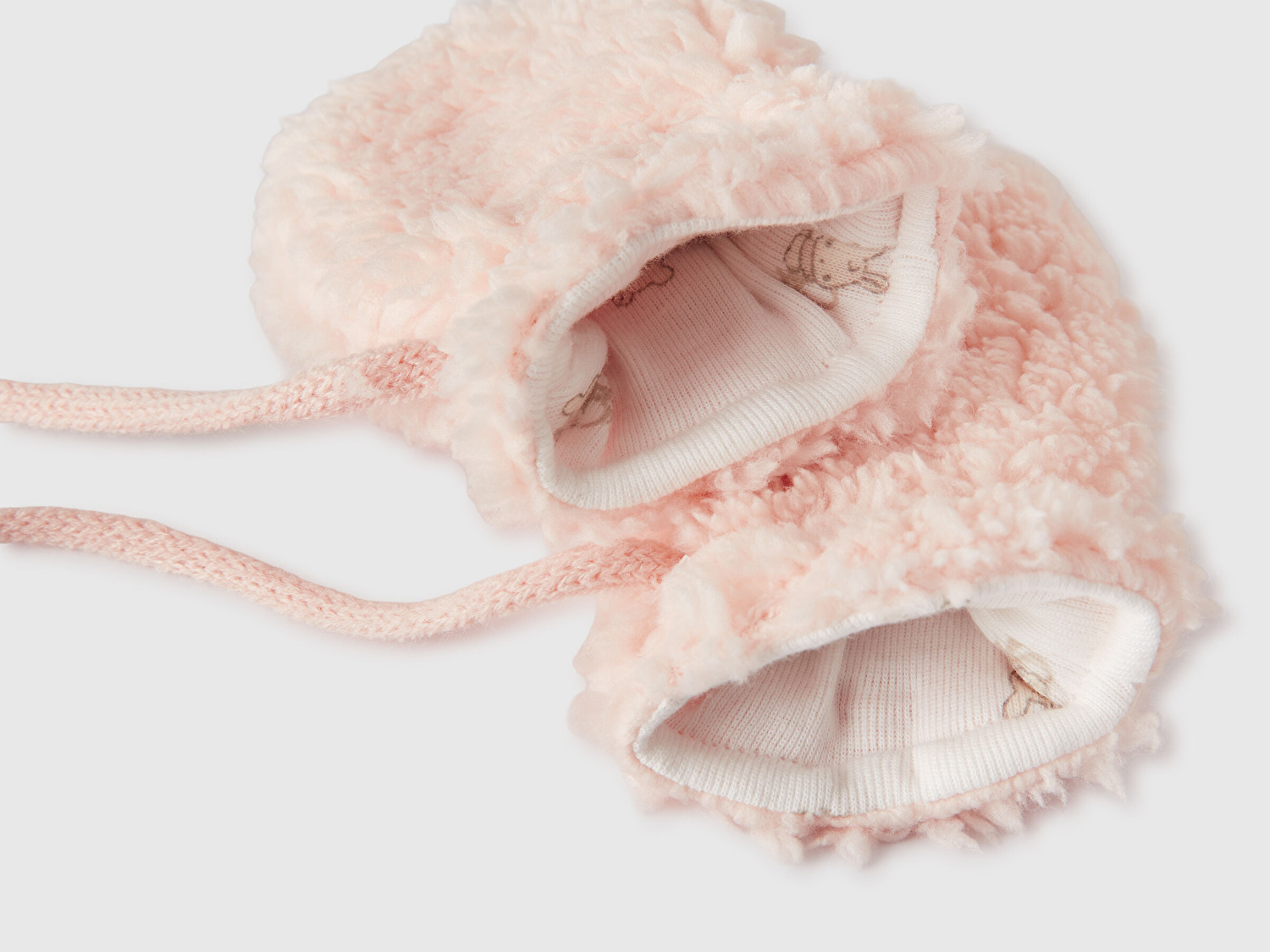 Benetton Bebek Toz Pembe İpli Eldiven