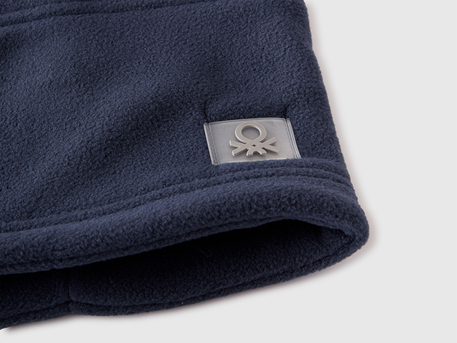 Benetton Erkek Bebek Lacivert Logo Detaylı  Boyunluk