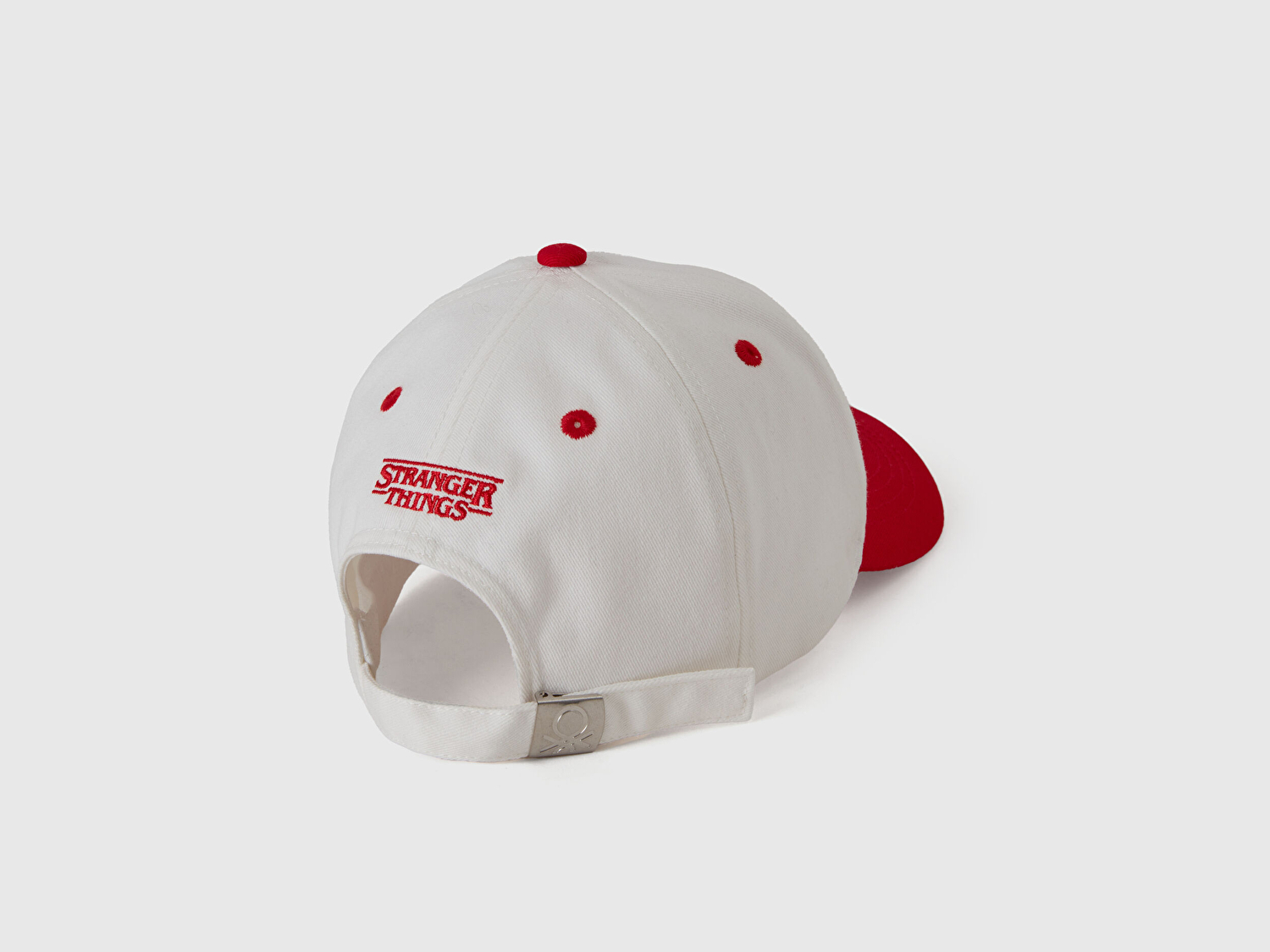 Benetton Erkek Çocuk Pembe Önü Logo Baskılı Stranger Things Kep Şapka