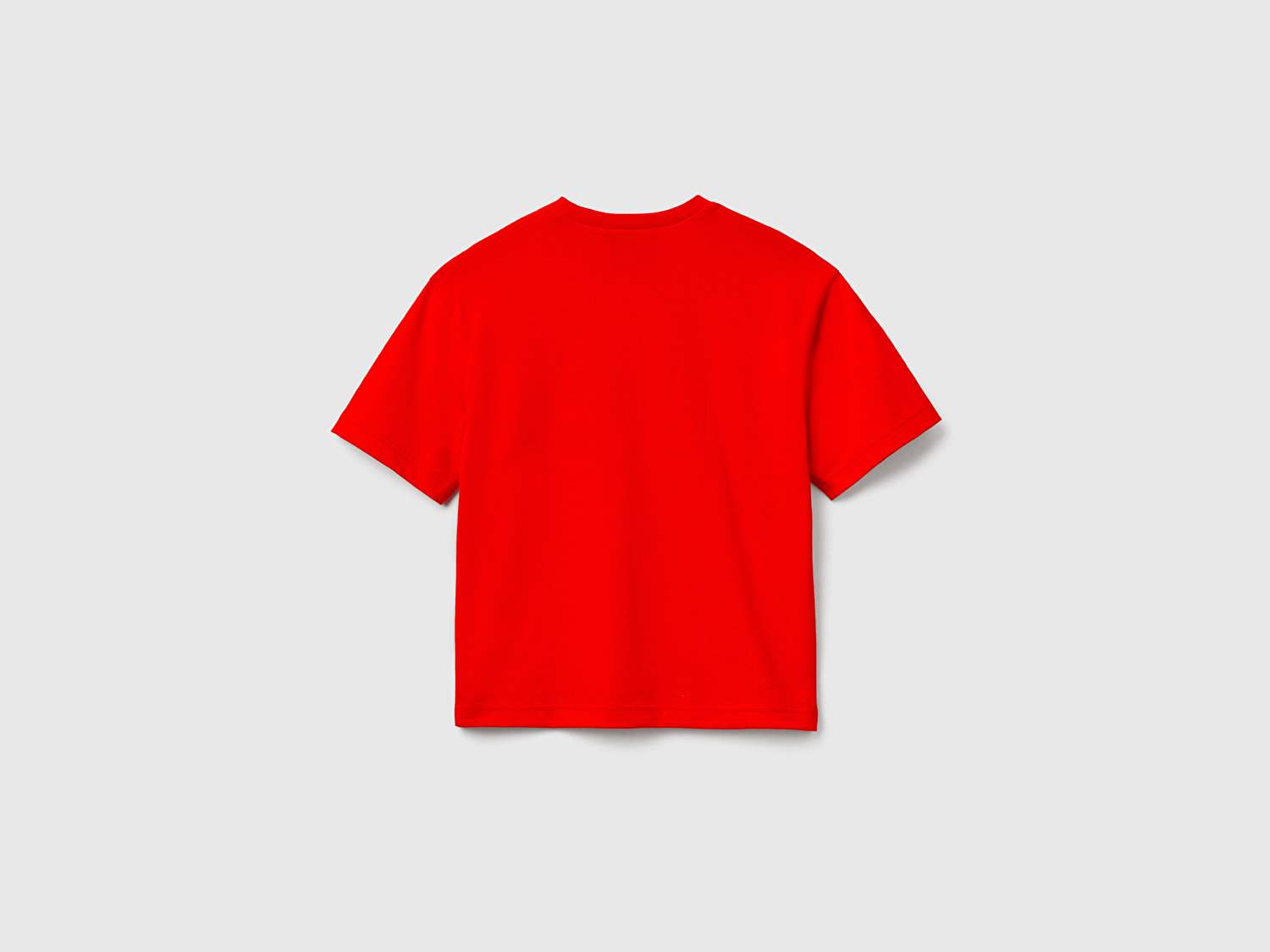 Benetton Erkek Çocuk Kırmızı %100 Pamuk Stranger Things Ön Baskılı Kısa Kollu T-Shirt