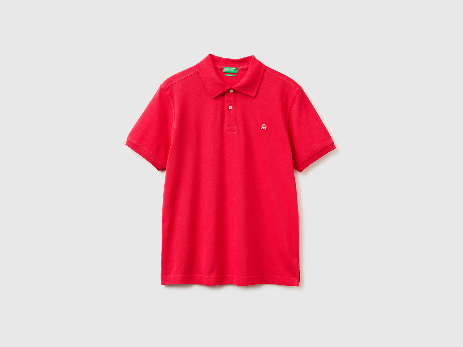 Benetton Erkek Kırmızı Regular Fit Kısa Kollu Polo T-Shirt