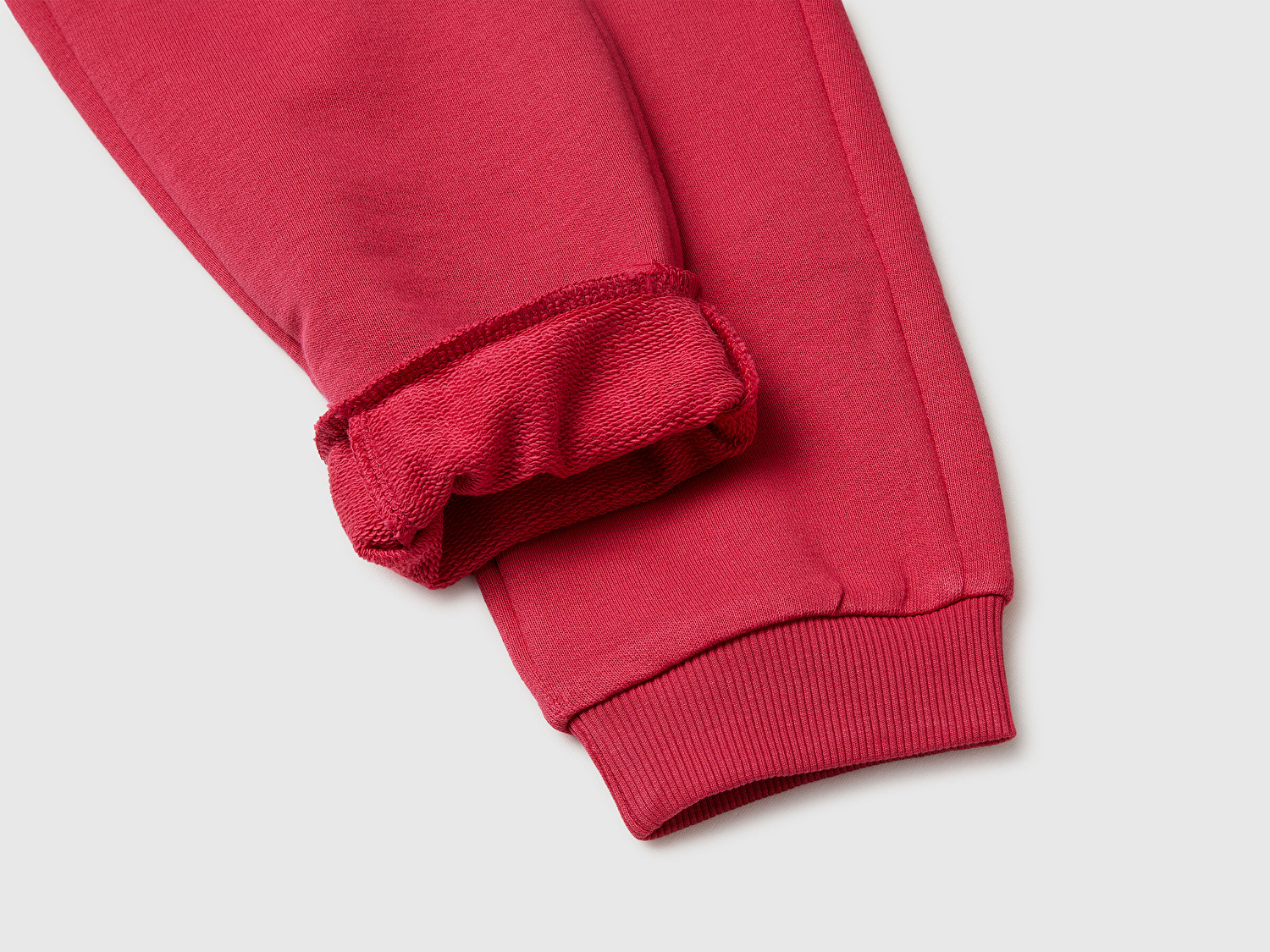 Benetton Kız Çocuk Koyu Pembe Logolu Eşofman Altı