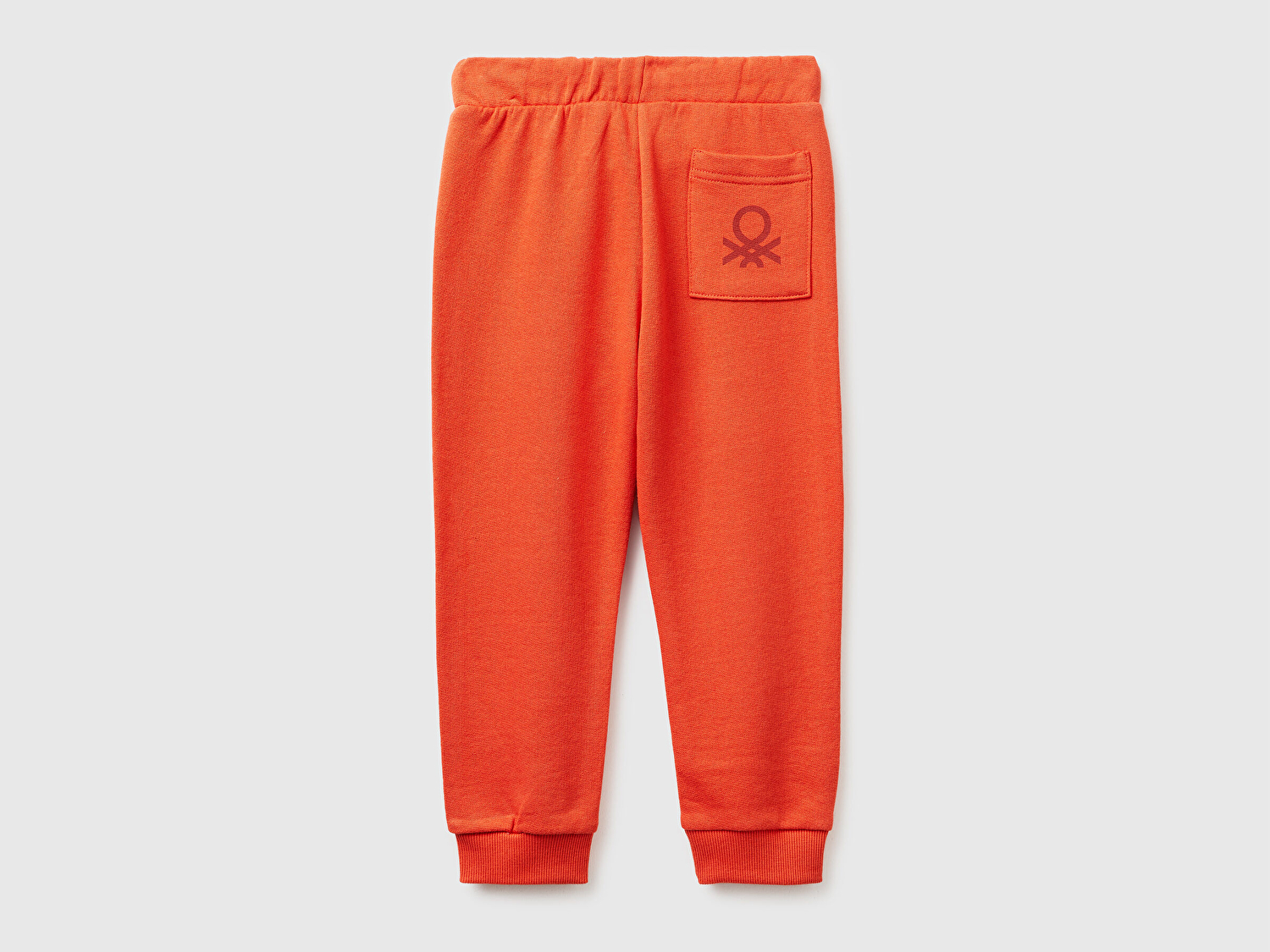 Benetton Erkek Bebek Kırmızı Arka Cebi Logo Eşofman Altı