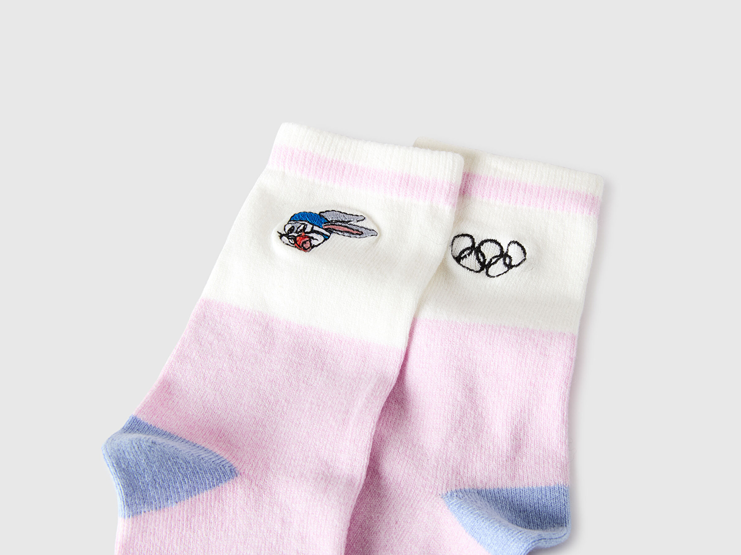 Benetton Erkek Çocuk Pembe Pr. Looney Tunes Soket Çorap