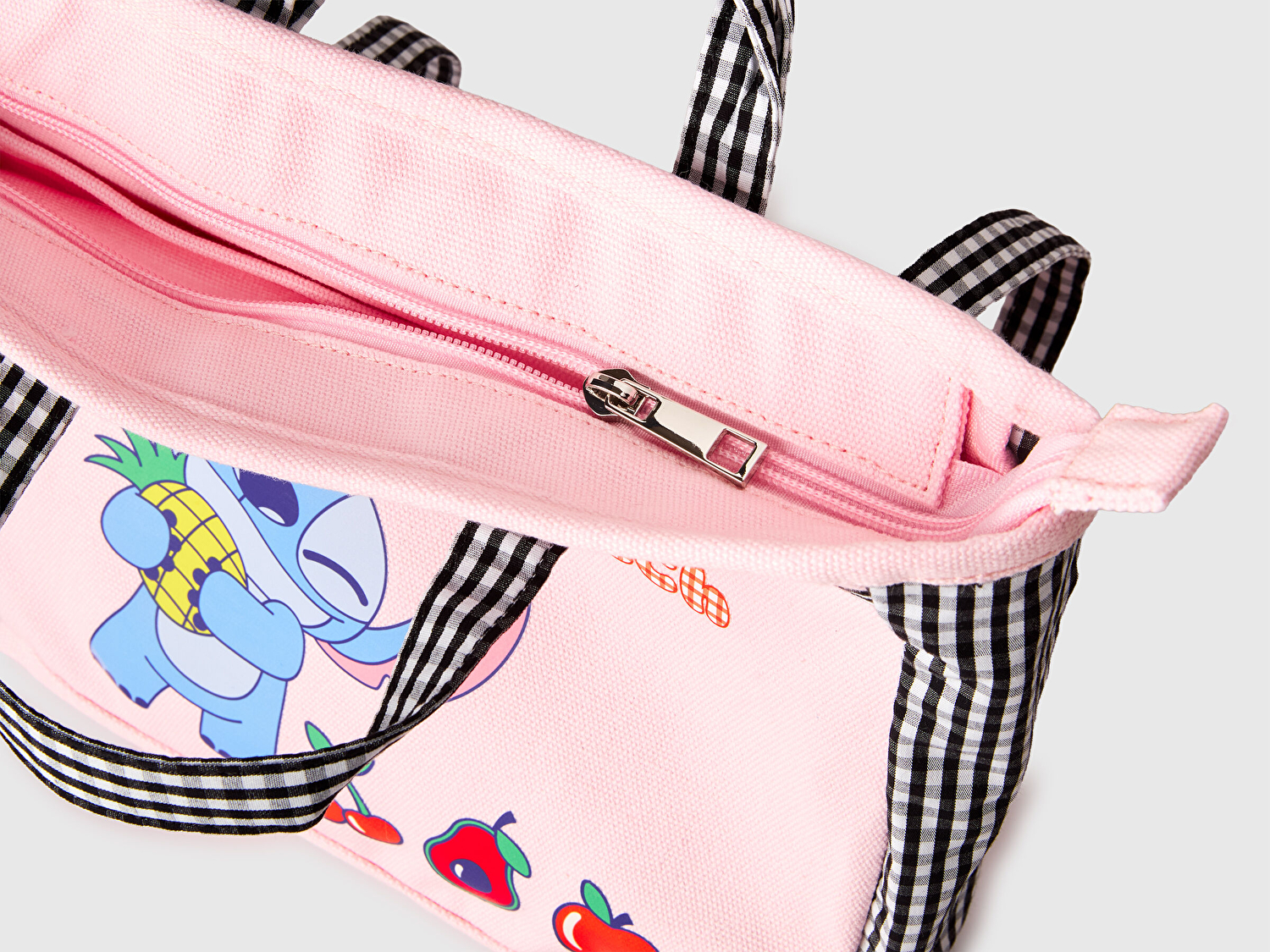 Benetton Kız Çocuk Toz Pembe Katlanabilir Alışveriş Çantası