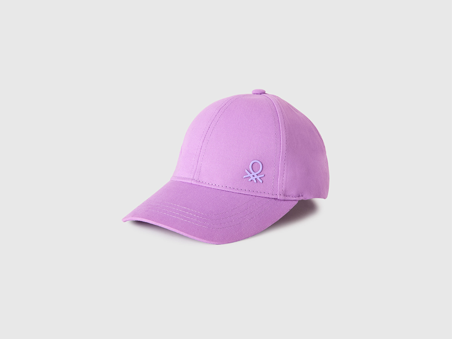Benetton Erkek Çocuk Mor Önü Logo Baskılı Kep Şapka
