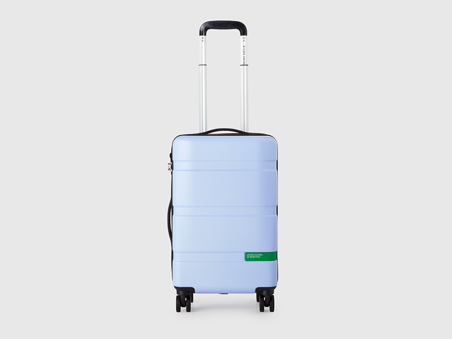 Benetton Unisex Mavi Kabin Boy Delsey Sert Kapaklı Valiz