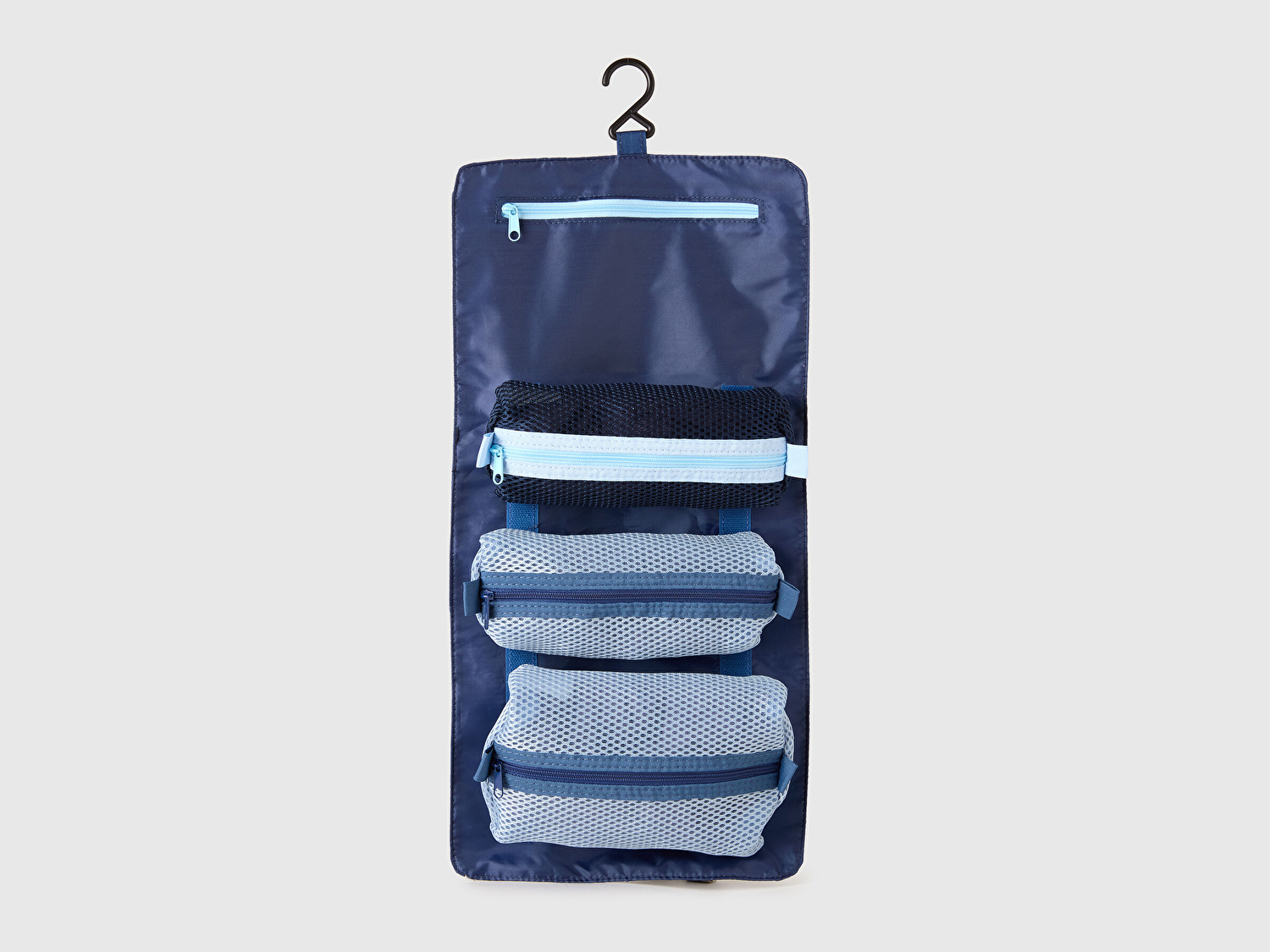 Benetton Unisex Lacivert Askılı File Bölmeli Seyahat Organizer