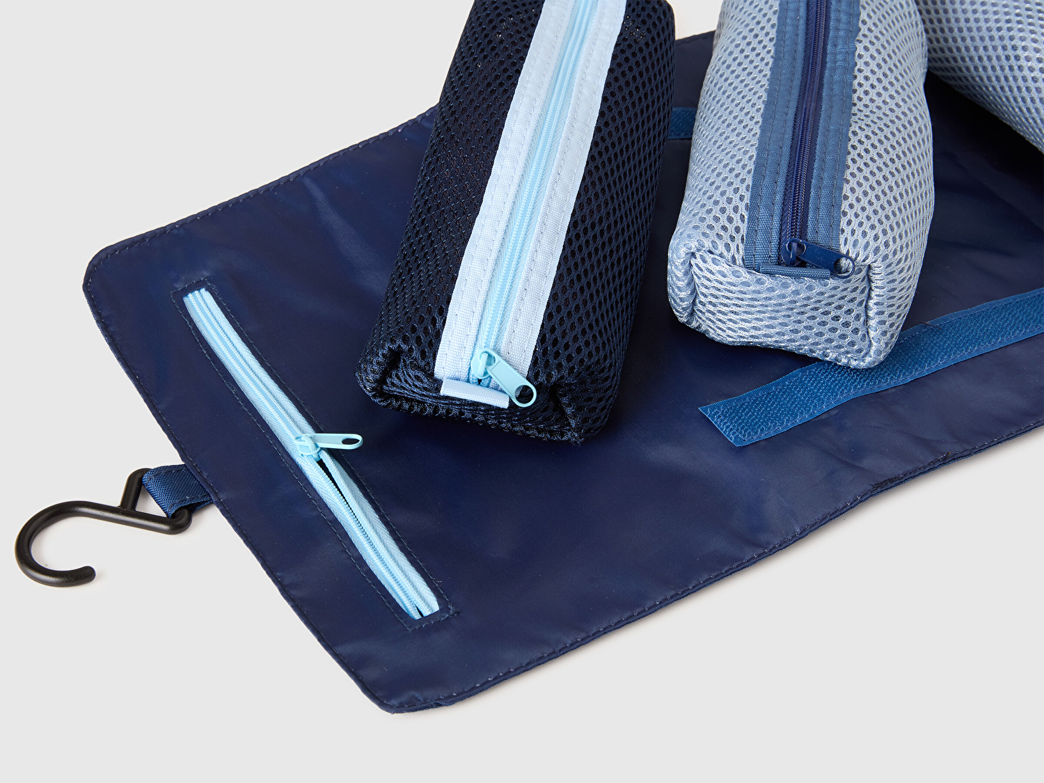 Benetton Unisex Lacivert Askılı File Bölmeli Seyahat Organizer