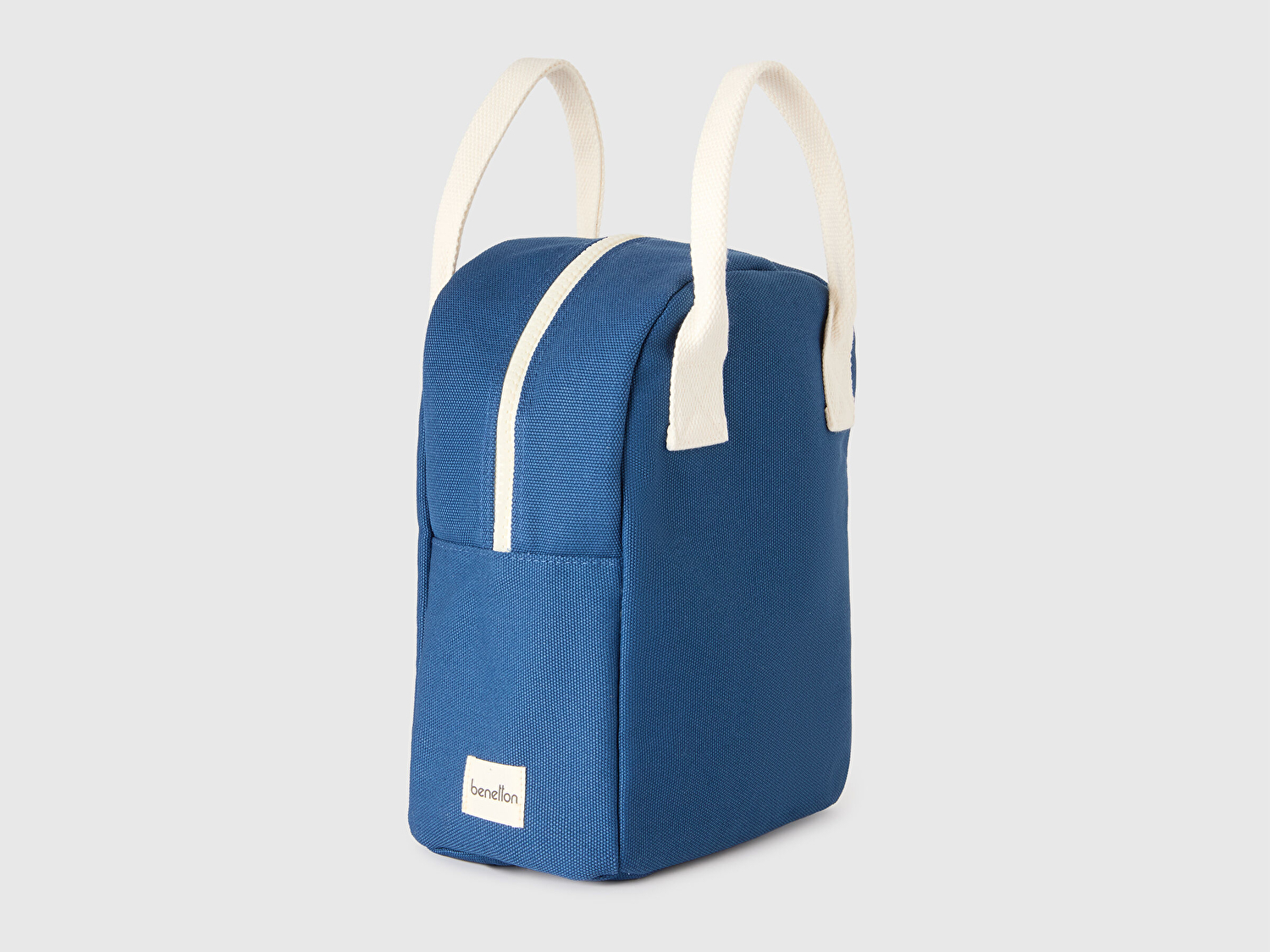 Benetton Unisex Lacivert Kanvas Günlük Beslenme Çantası