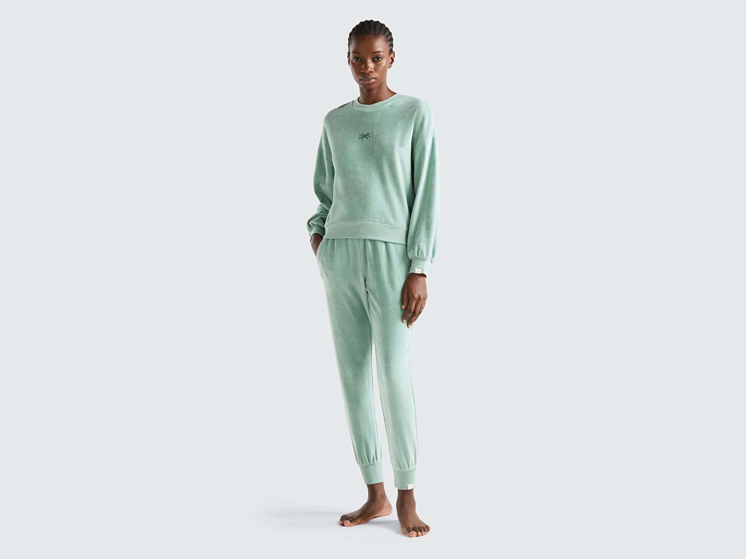 Mint green sales adidas tracksuit womens
