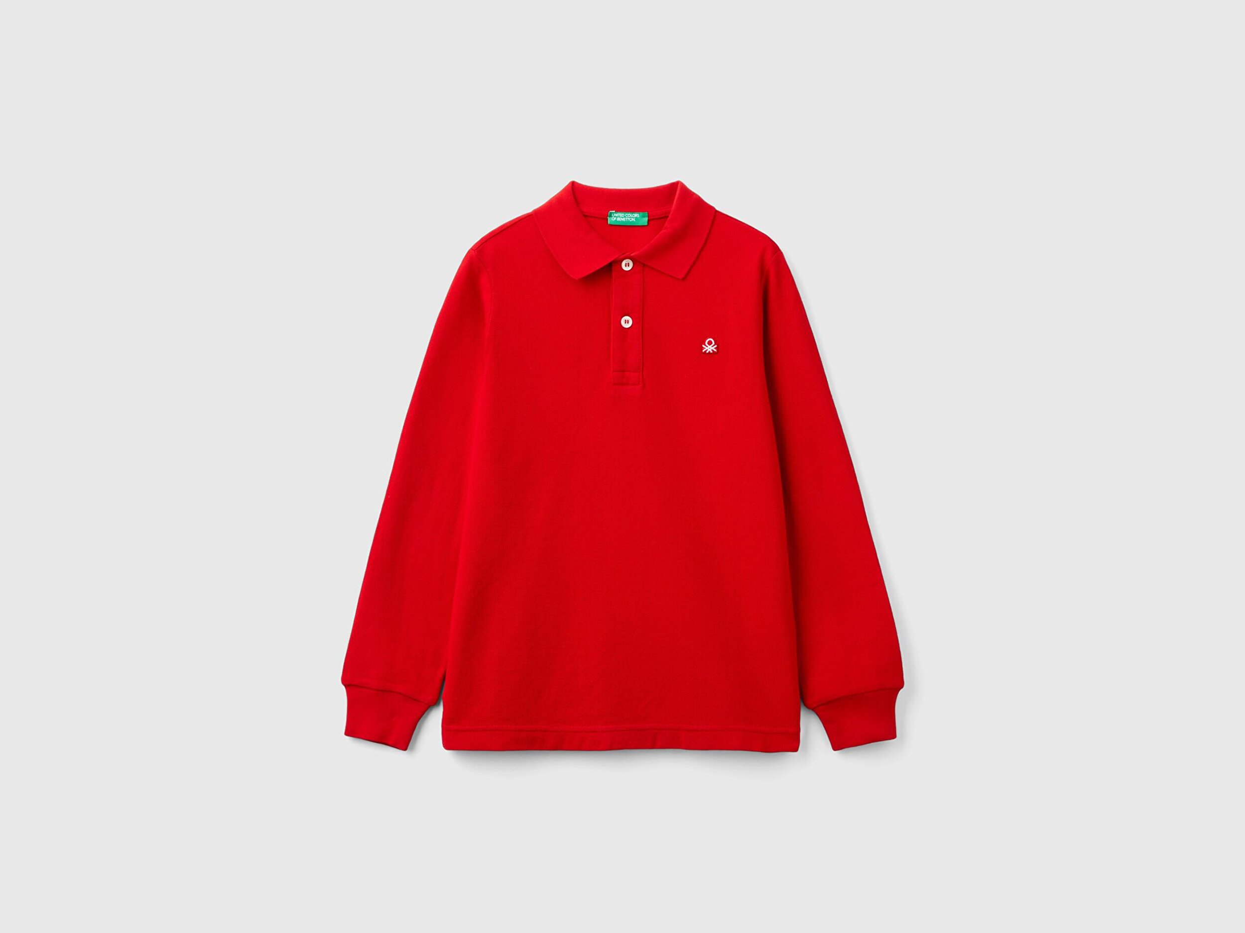 Erkek Cocuk K rm z Logolu Polo T Shirt