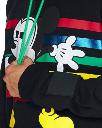 Benetton micket sweatshirt - Siyah. 5