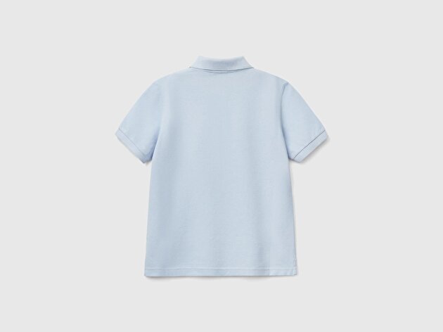 Benetton Erkek Çocuk Logolu Pike Polo T-Shirt