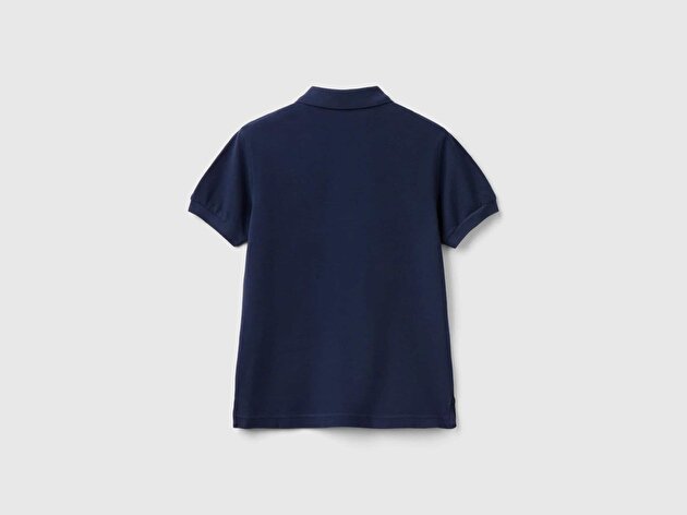 Benetton Erkek Çocuk Logolu Pike Polo T-Shirt