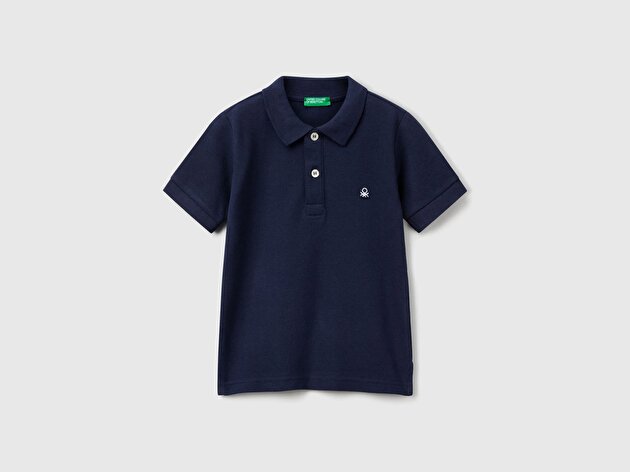 Benetton Erkek Bebek Logolu Pike Polo T-Shirt