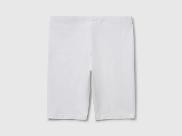 Benetton Kız Çocuk Logo Nakış Detaylı Dar Kesim Tayt