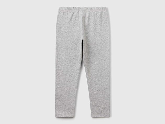 Benetton Kız Bebek Benetton Logolu Uzun Tayt