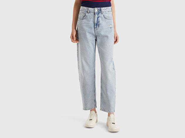 Benetton jeans femme clearance